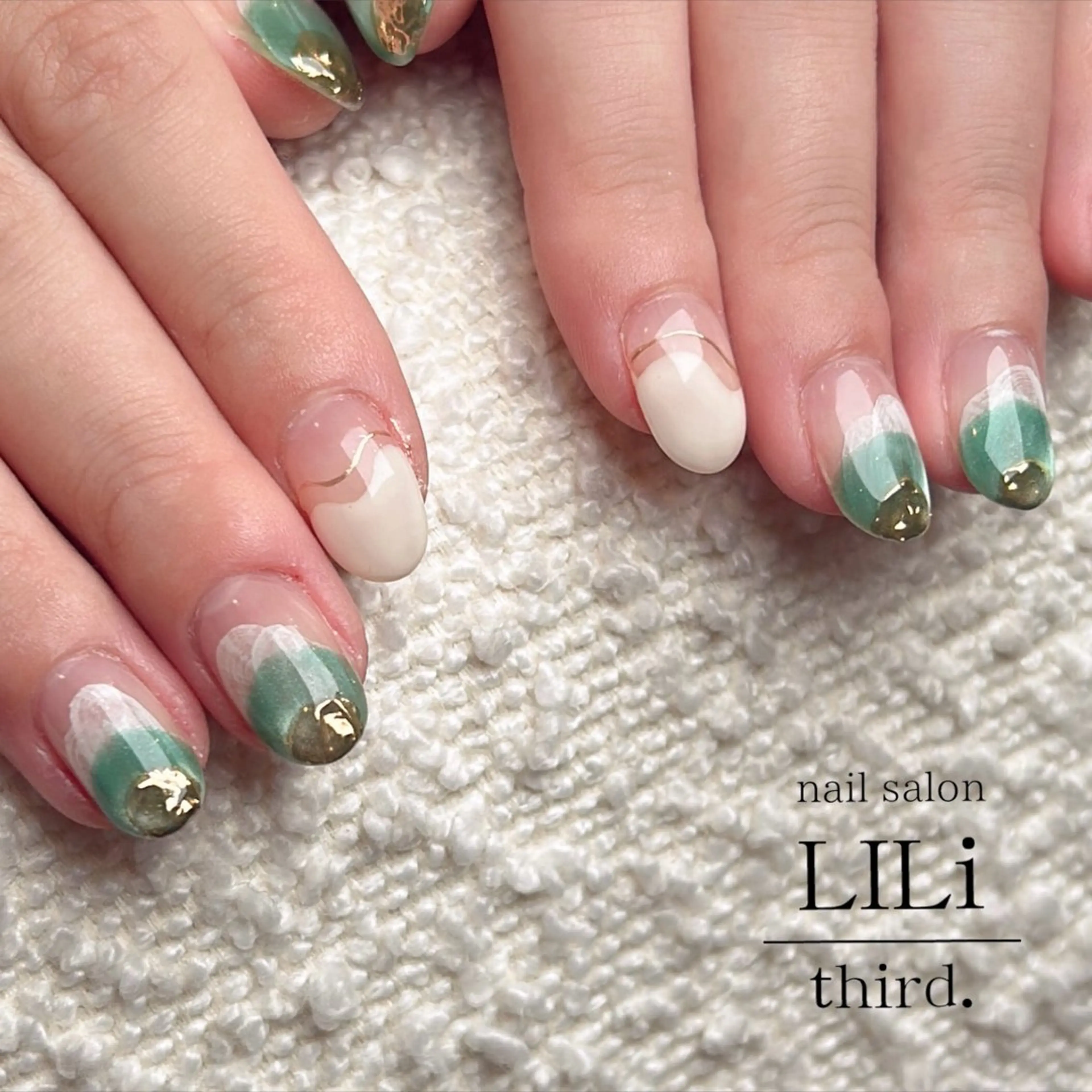 ネイル ハンドネイル nail salon LILi third.所属・Saya ᵕ̈*のネイルデザイン