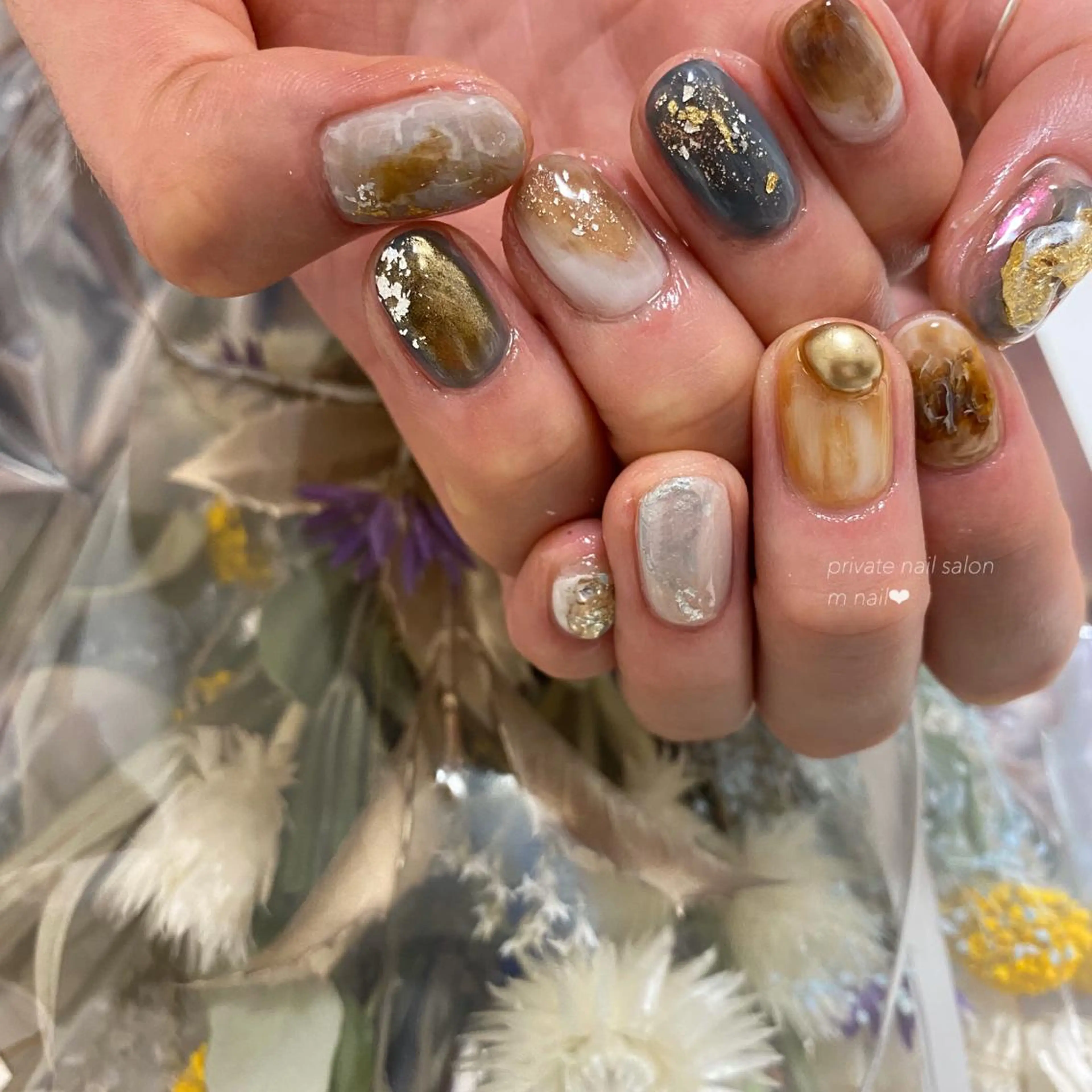 ネイル 持ち込み ハンドネイル 小河原 舞のネイルデザイン