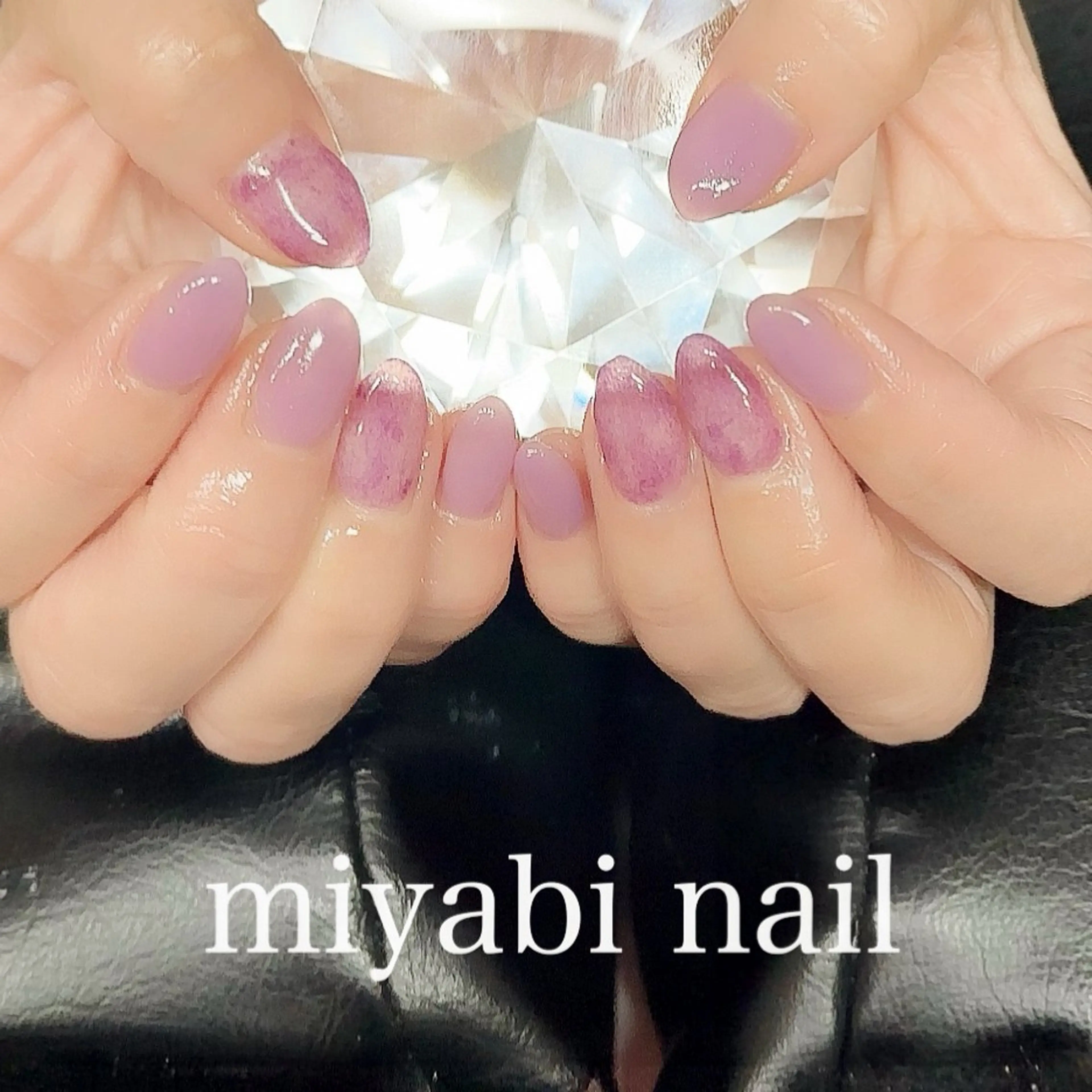 ネイル ジェルネイル 持ち込み ピンク 冬ネイル ハンドネイル miyabi nail 桂川駅近くのネイルデザイン