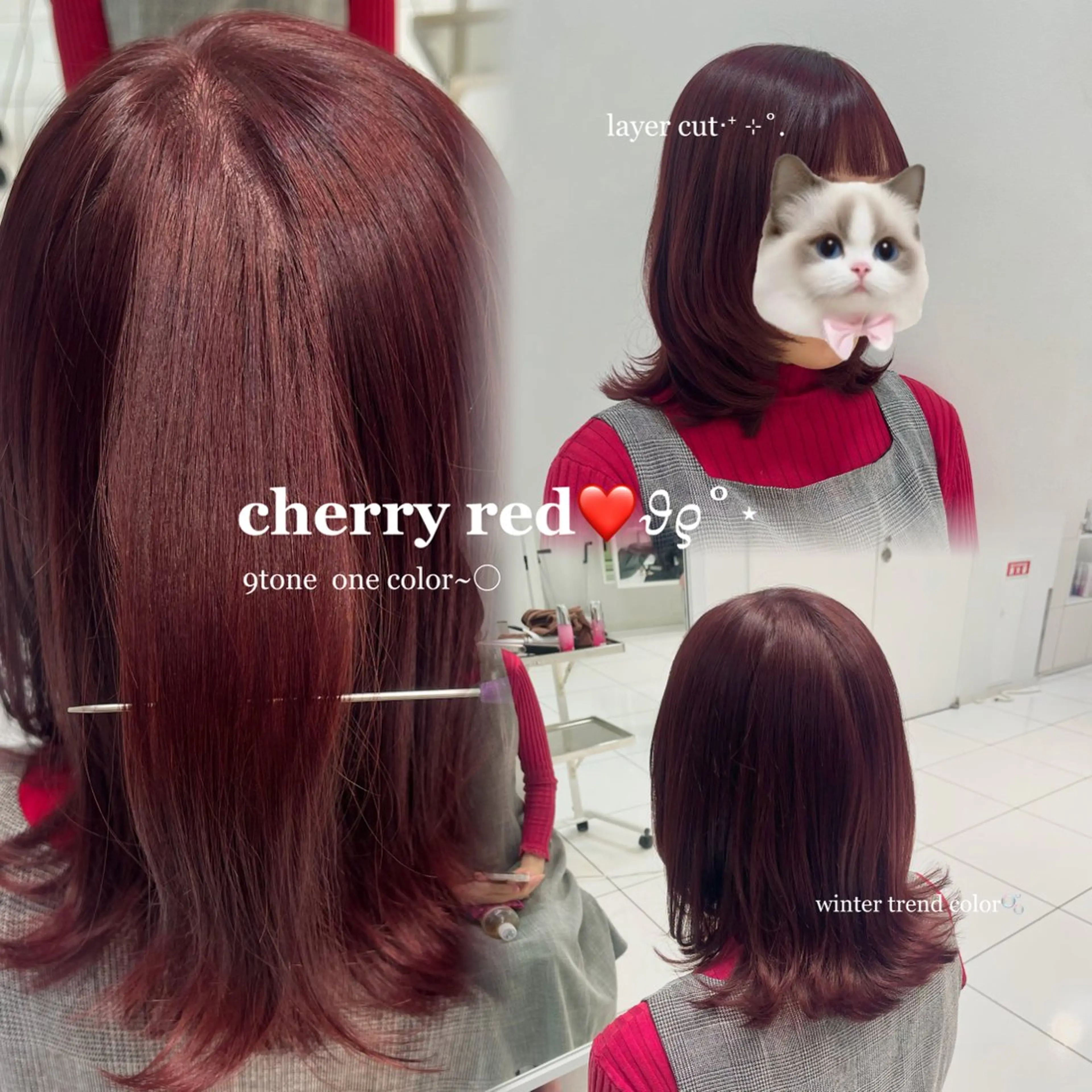 ミディアム カラー 𝐇𝐚𝐧𝐚 /モデル募集中🎀のヘアスタイル