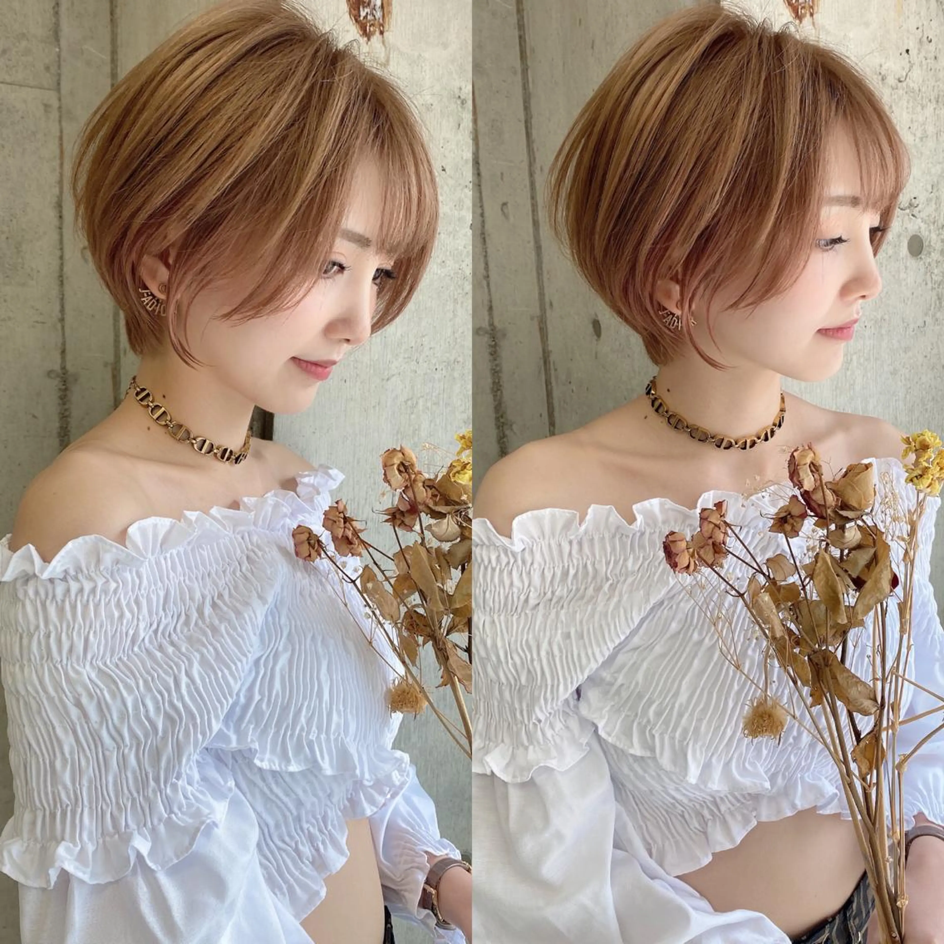 ショート カラー 美髪/カラー 美容院🌈渡辺隼也のヘアスタイル