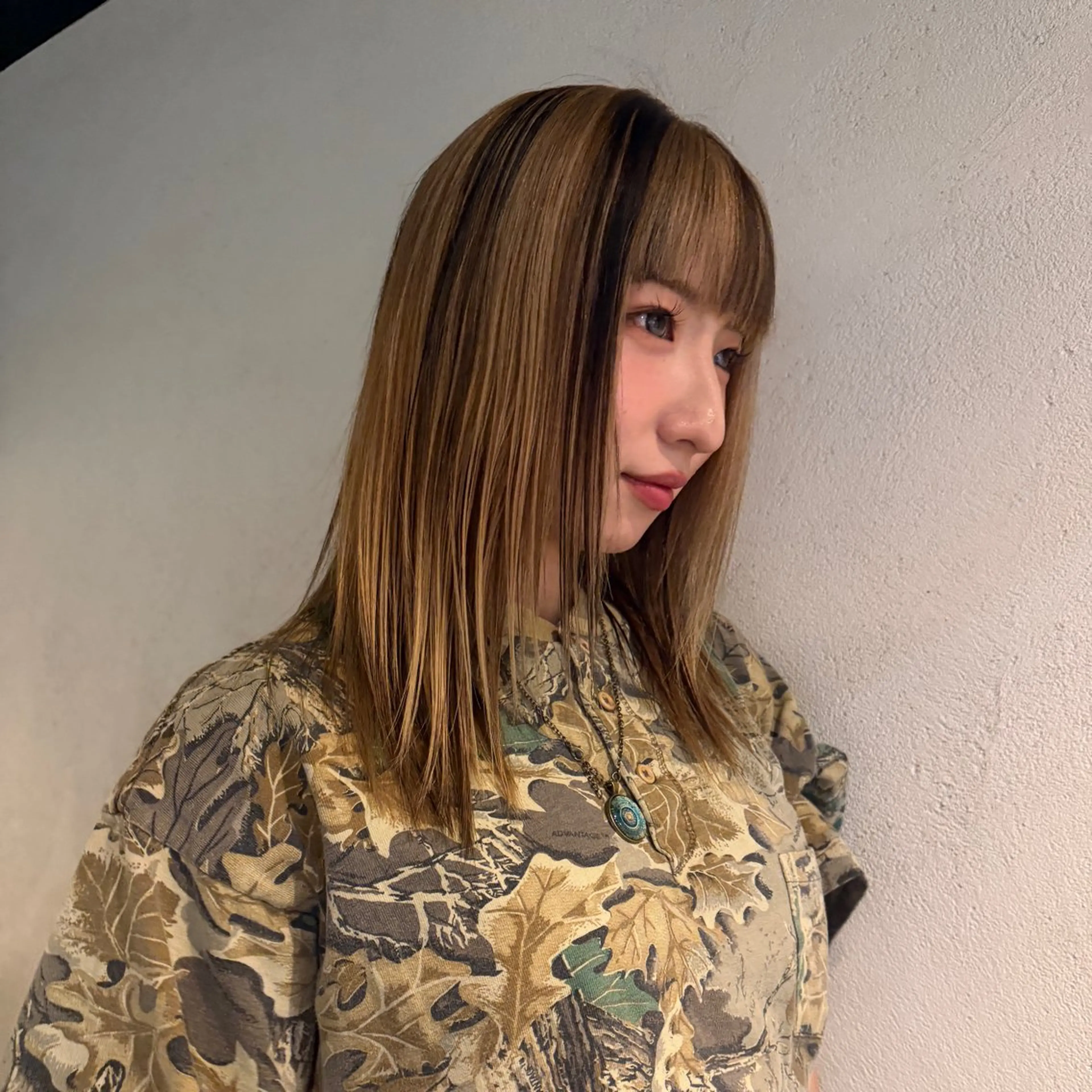 ミディアム ヘアカラー トリートメント 名古屋/落ちる黒 黒染め落としのヘアスタイル