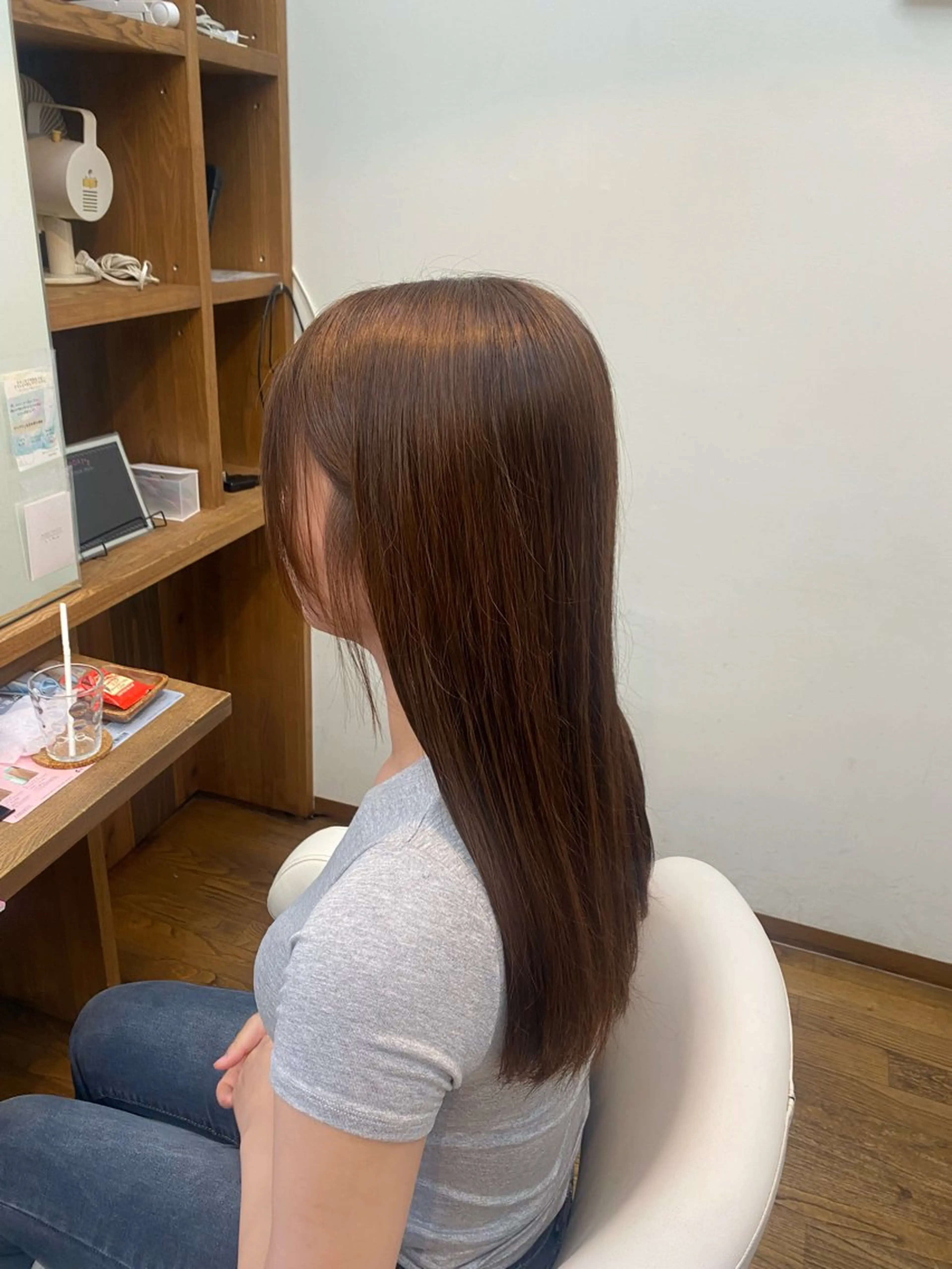 ロング 縮毛矯正 I's hair NUBOU所属・小守林 蘭のヘアスタイル