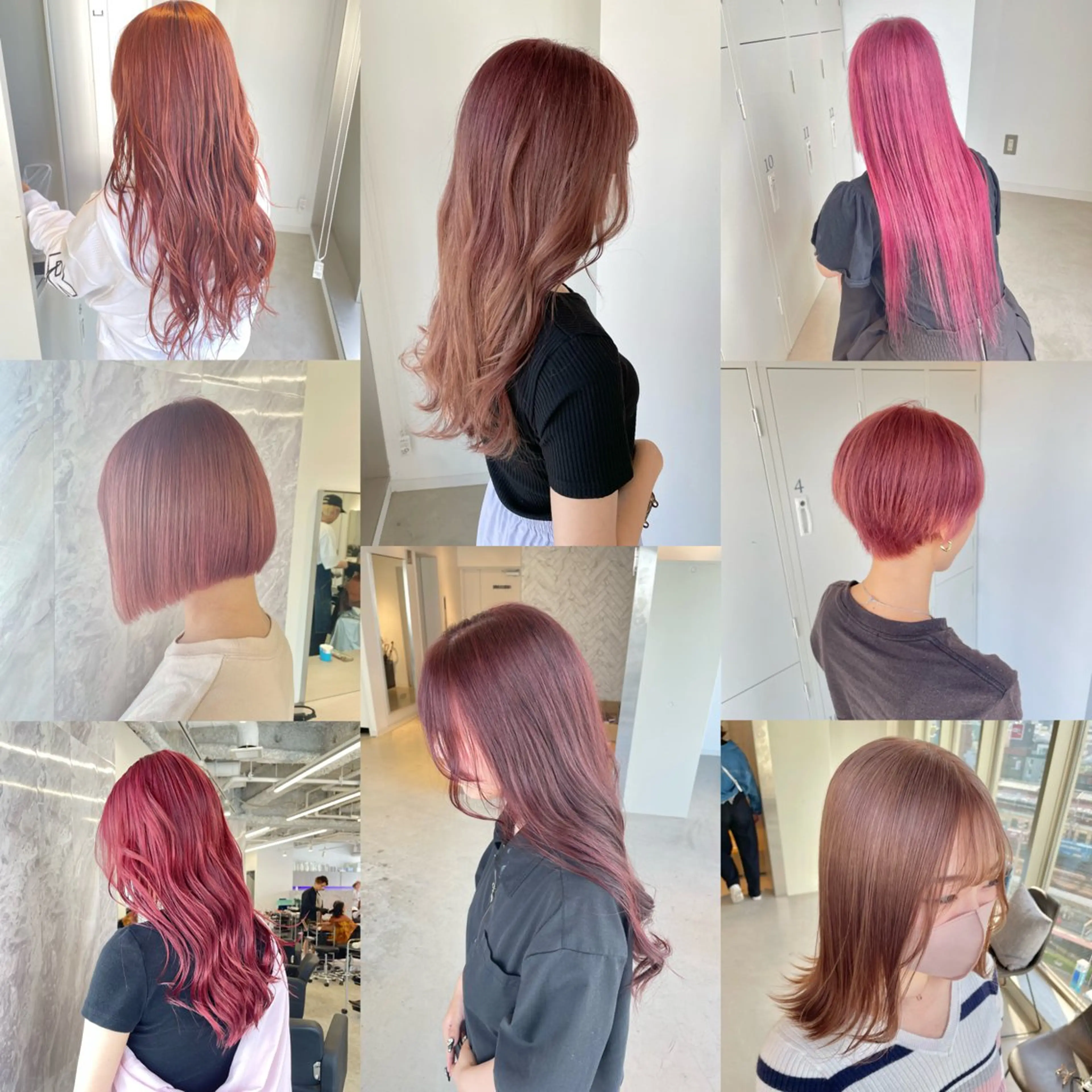 ミディアム カット ヘアカラー トリートメント ヘアセット 🎗 💖井上 竜 ブリーチ指名No.1のヘアスタイル