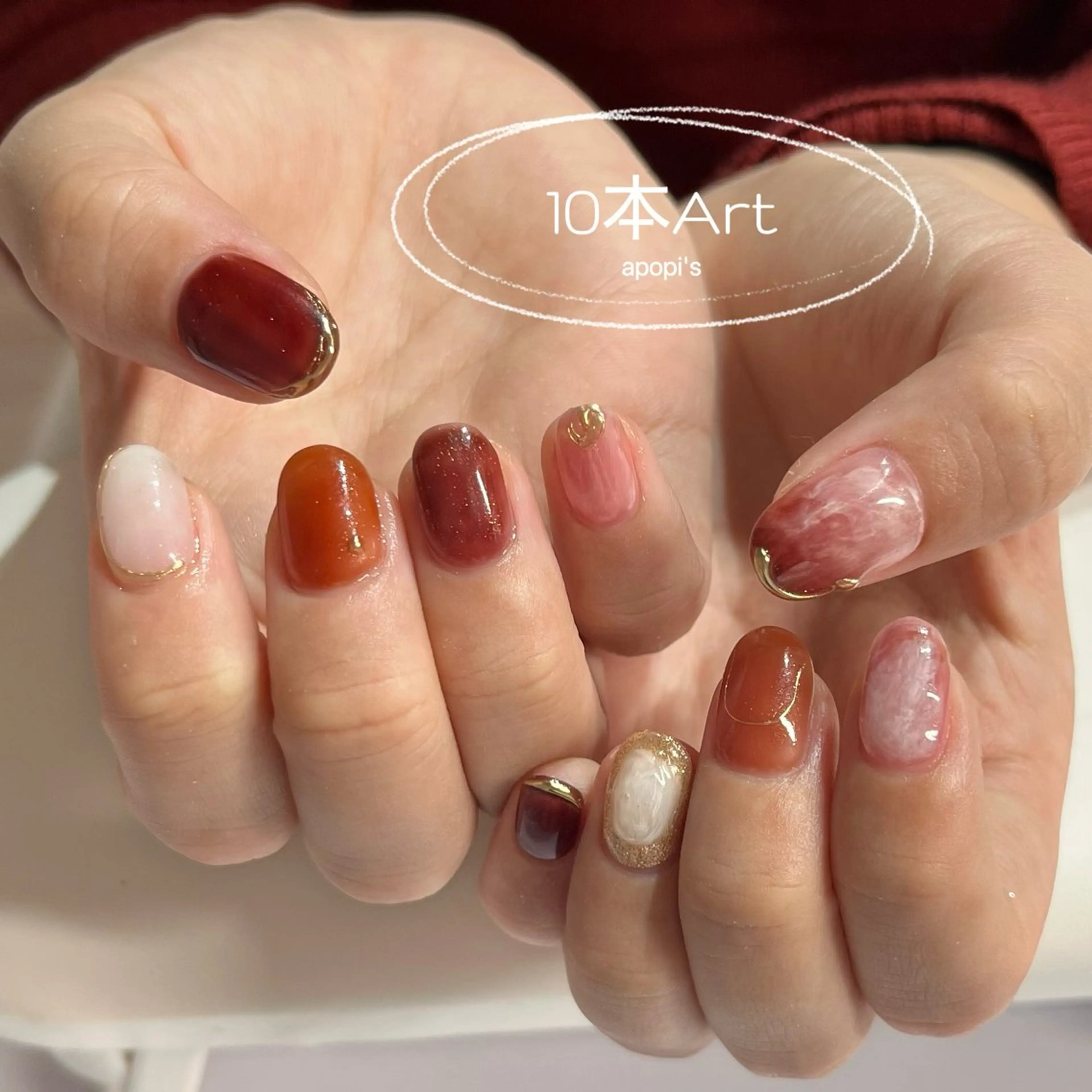 ネイル ハンドネイル apopi's所属・apopis＊ close23:00のネイルデザイン