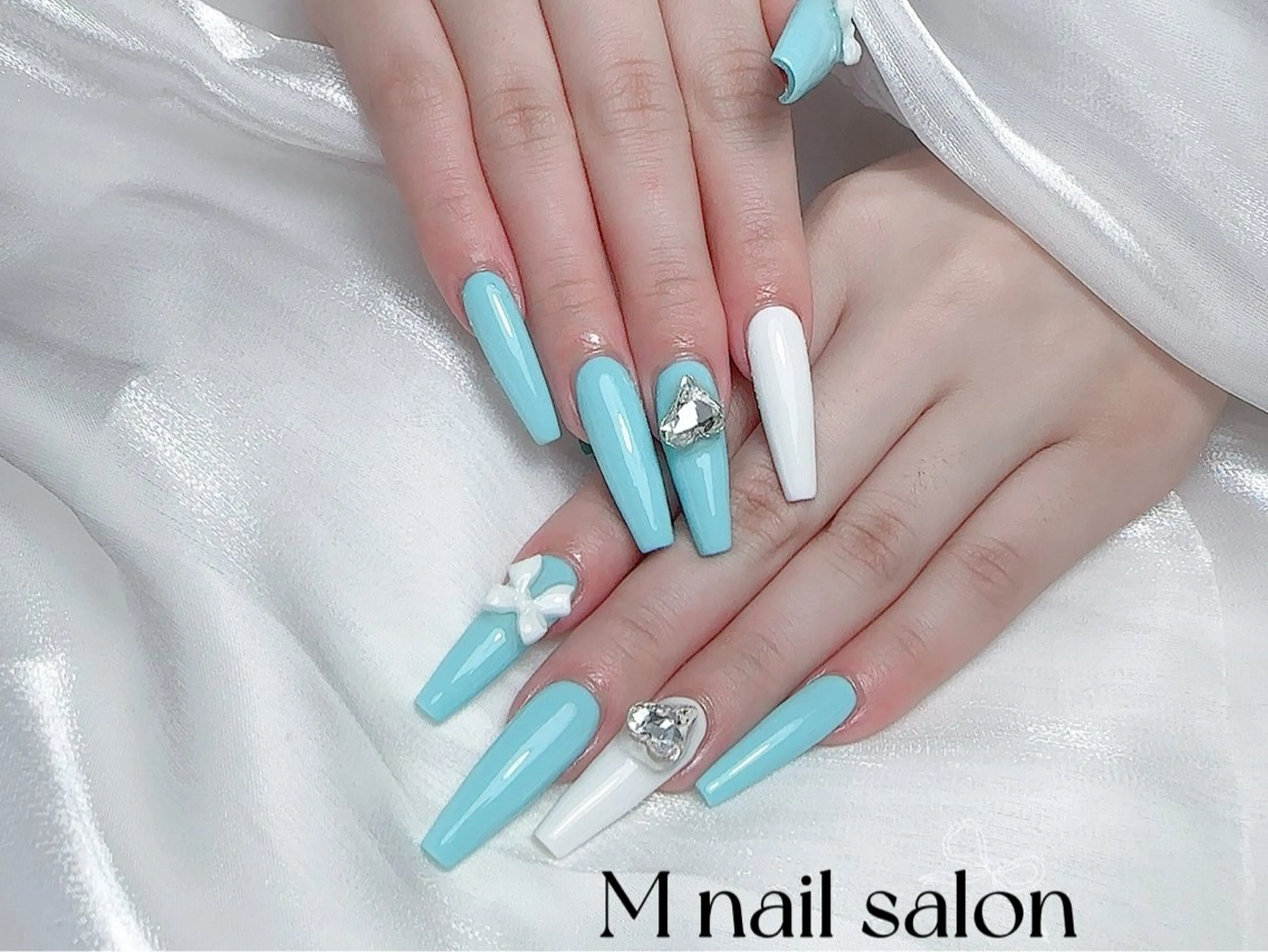 ネイル ハンドネイル M🌷nail 長さだし専門店のネイルデザイン