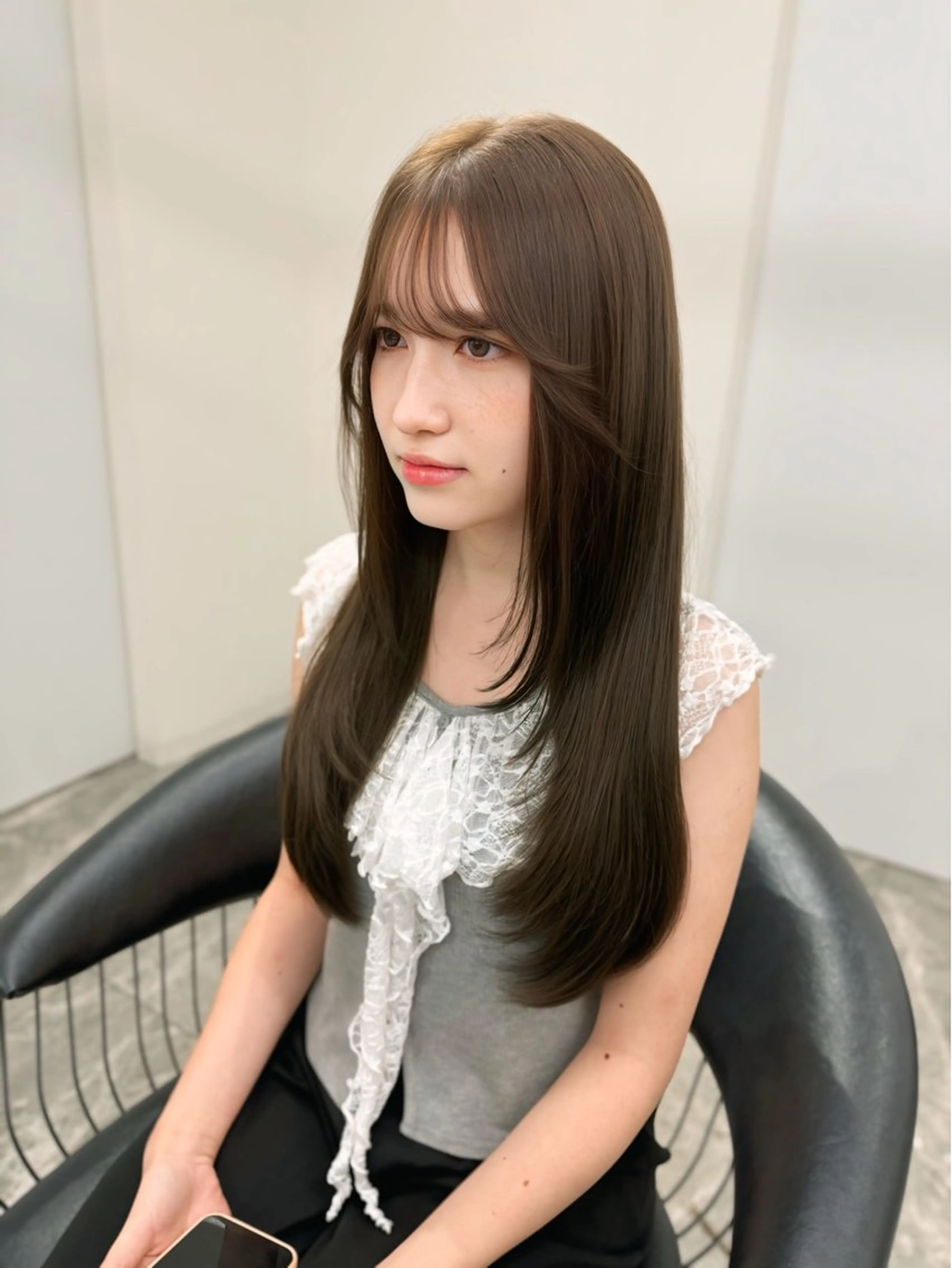 カラー カット ヘアカラー トリートメント 京都レイヤーカット/ 縮毛矯正/羽柴りくのヘアスタイル