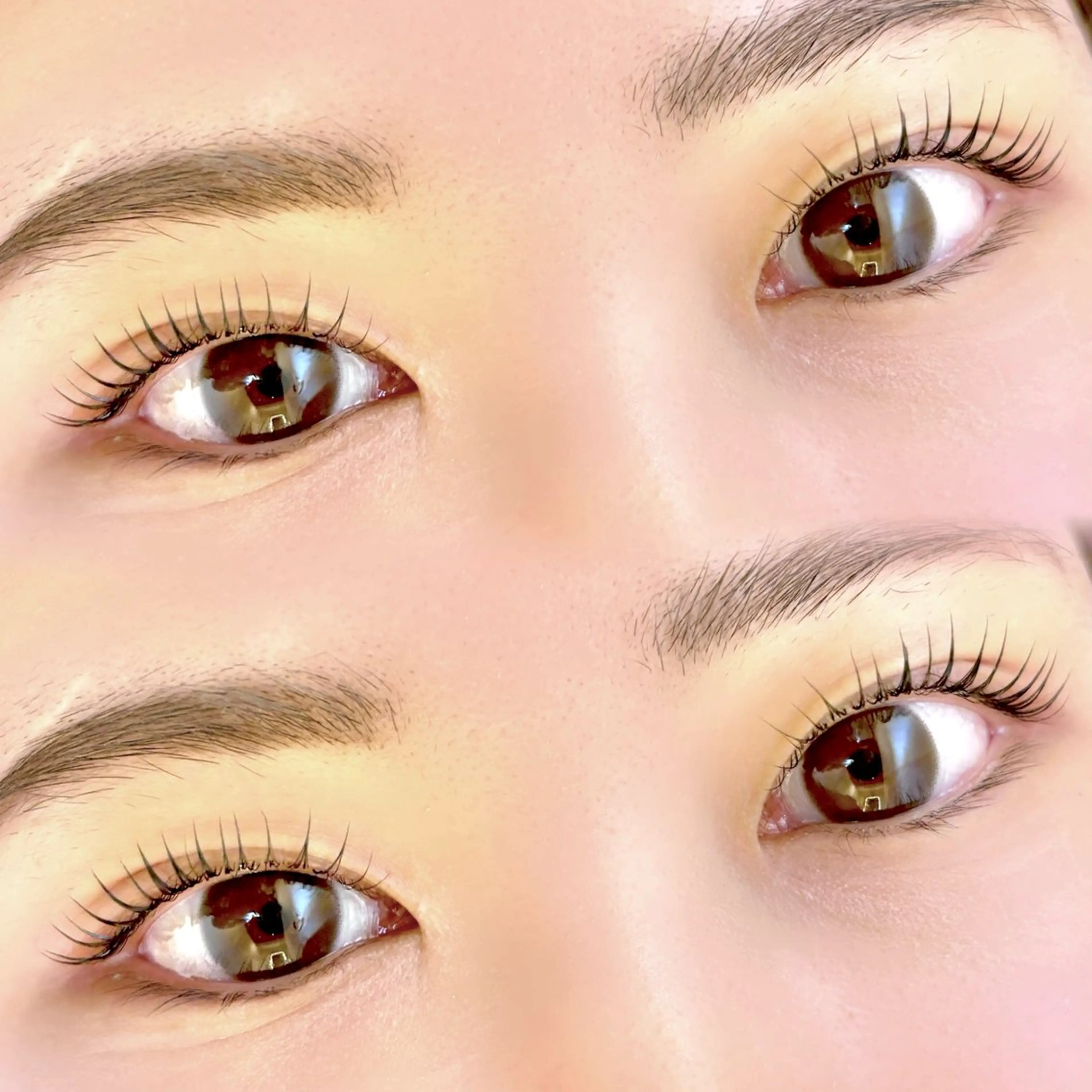 マツエク・マツパ ナチュラル パリジェンヌラッシュリフト まつげパーマ 一重×まつ毛パーマ 表参道eyelist KONOMIのマツエク・マツパデザイン