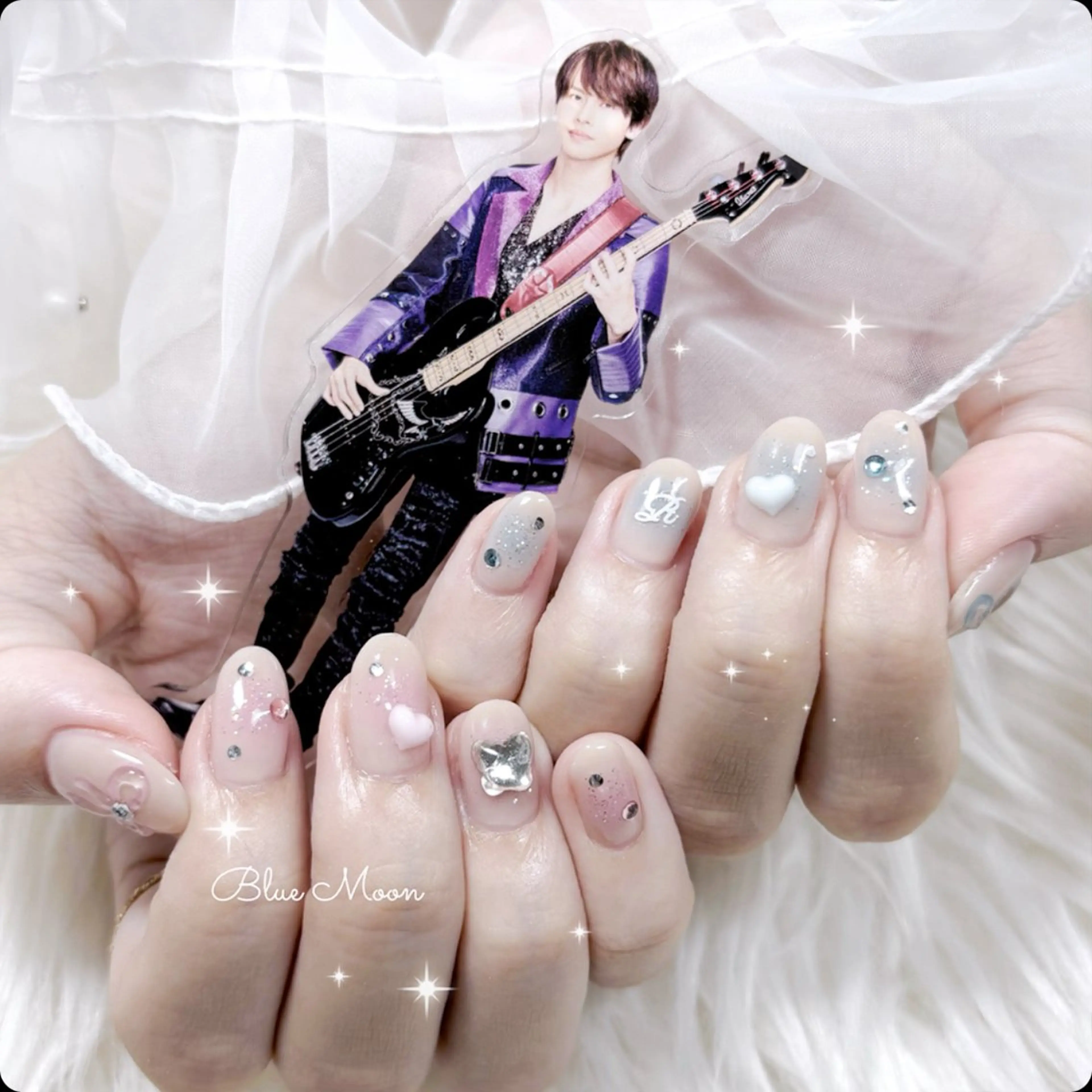 ネイル ハート ハンドネイル フットネイル ハンドケア nail salon Blue Moonのネイルデザイン