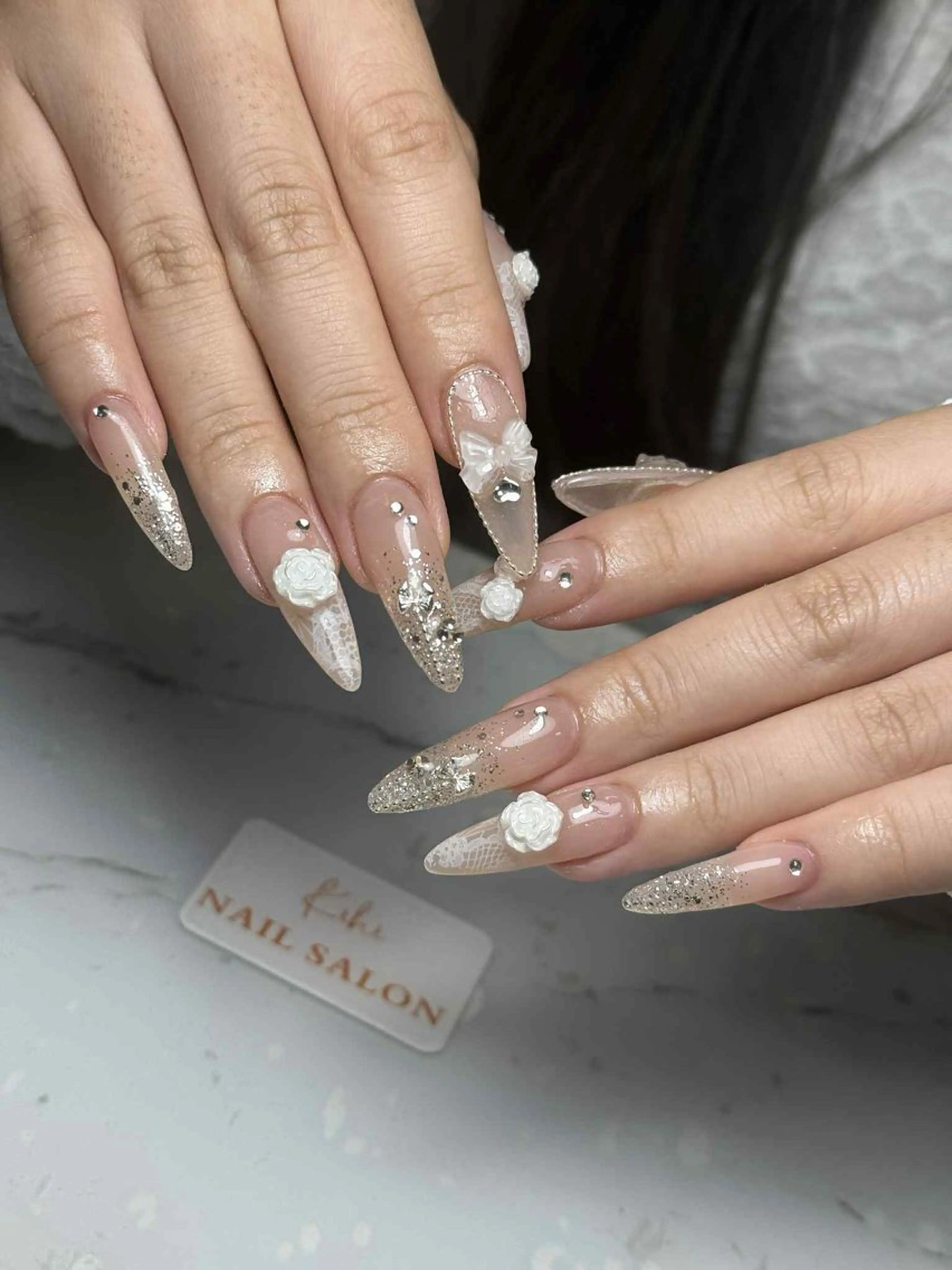 ネイル アートネイル フレンチネイル ジェルネイル グラデーション 韓国ネイル ハンドネイル 💕鈴木ユリ パラジェル/オフ無料のネイルデザイン