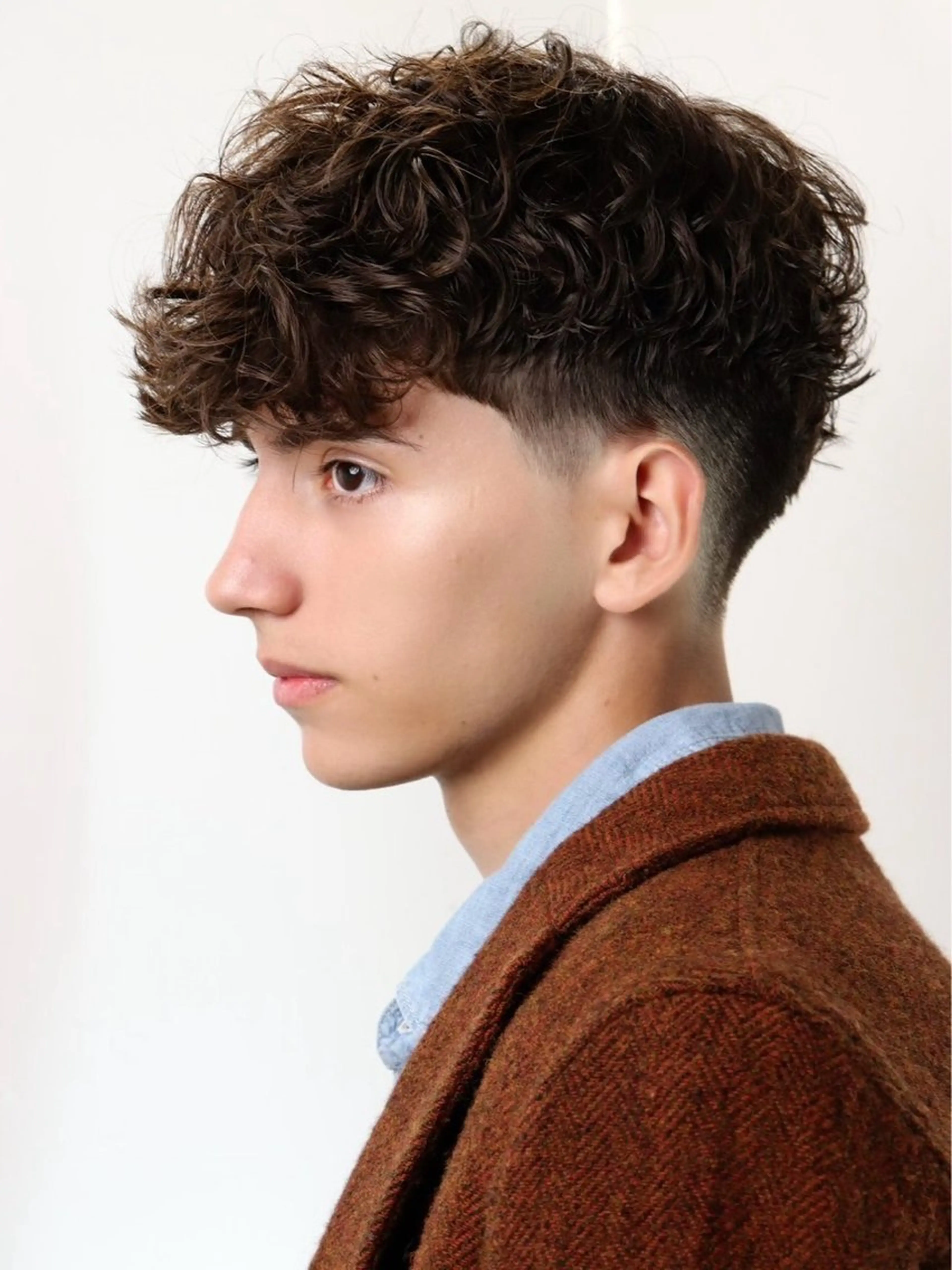 メンズ スペインカール カット パーマ 【公式】LUCEY 川越のヘアスタイル