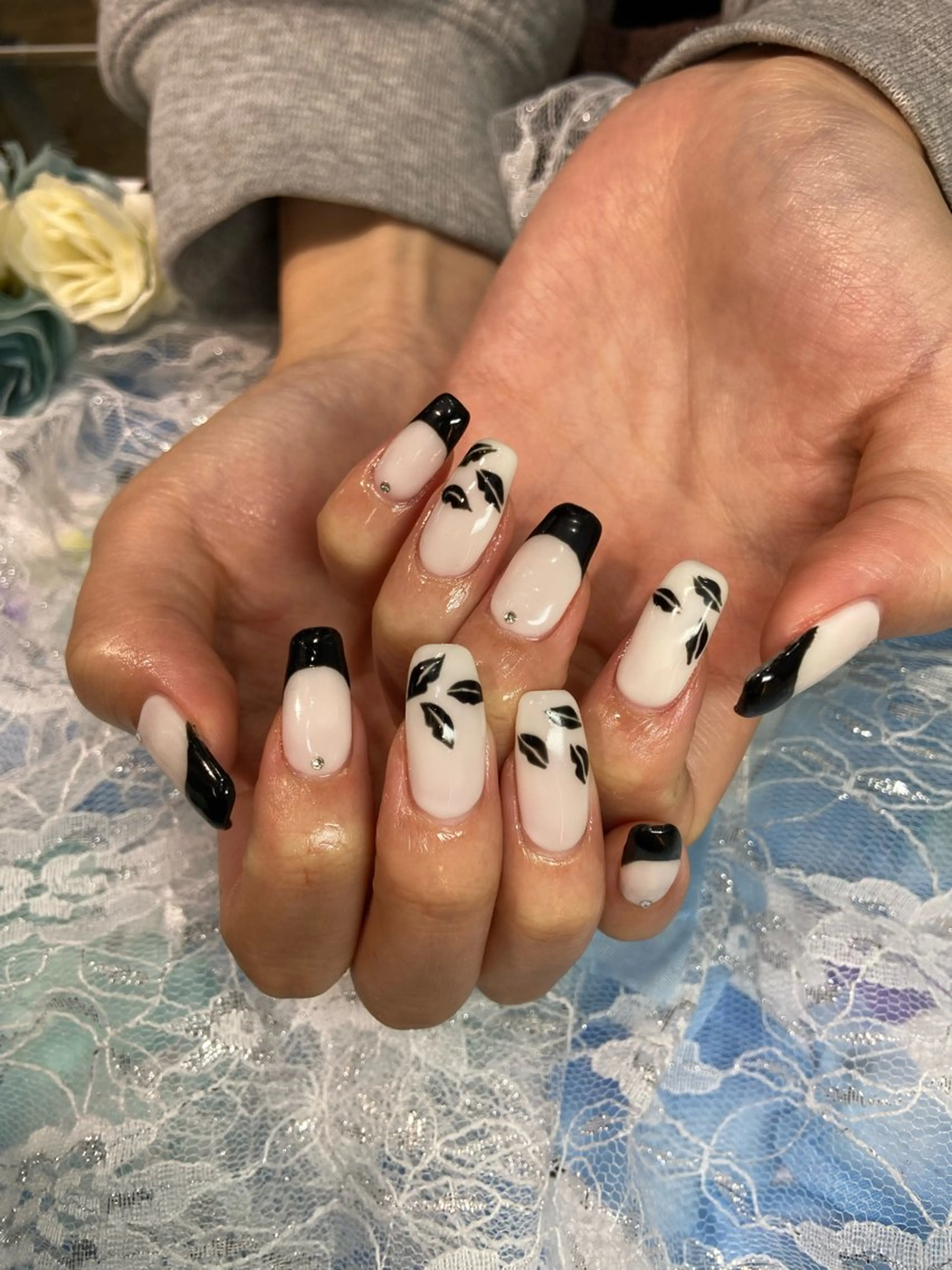 ネイル フレンチネイル 🧸プルエクステ❤︎ ネイルKAO🧸のヘアスタイル