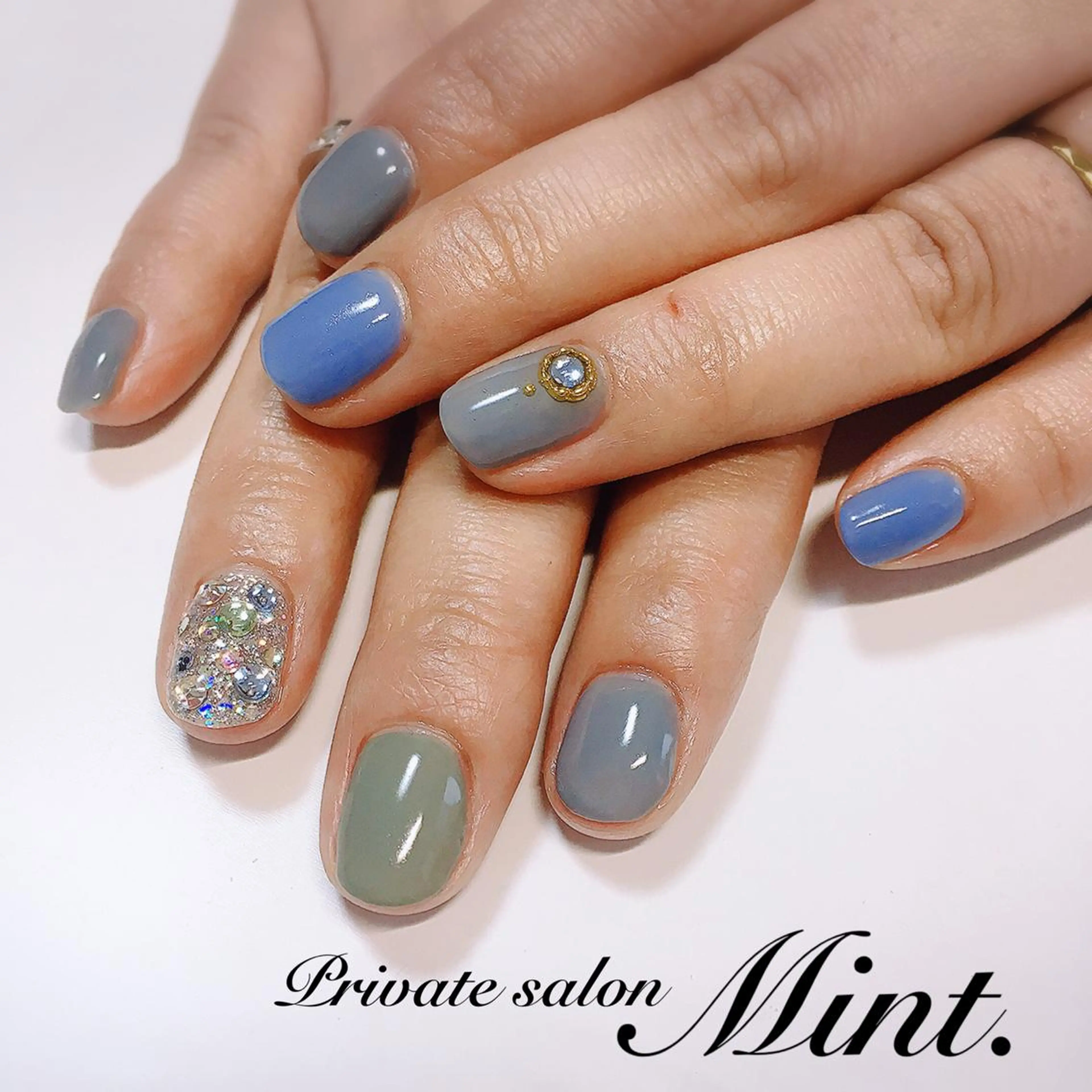ショート ネイル ジェルネイル Mint. nailのネイルデザイン