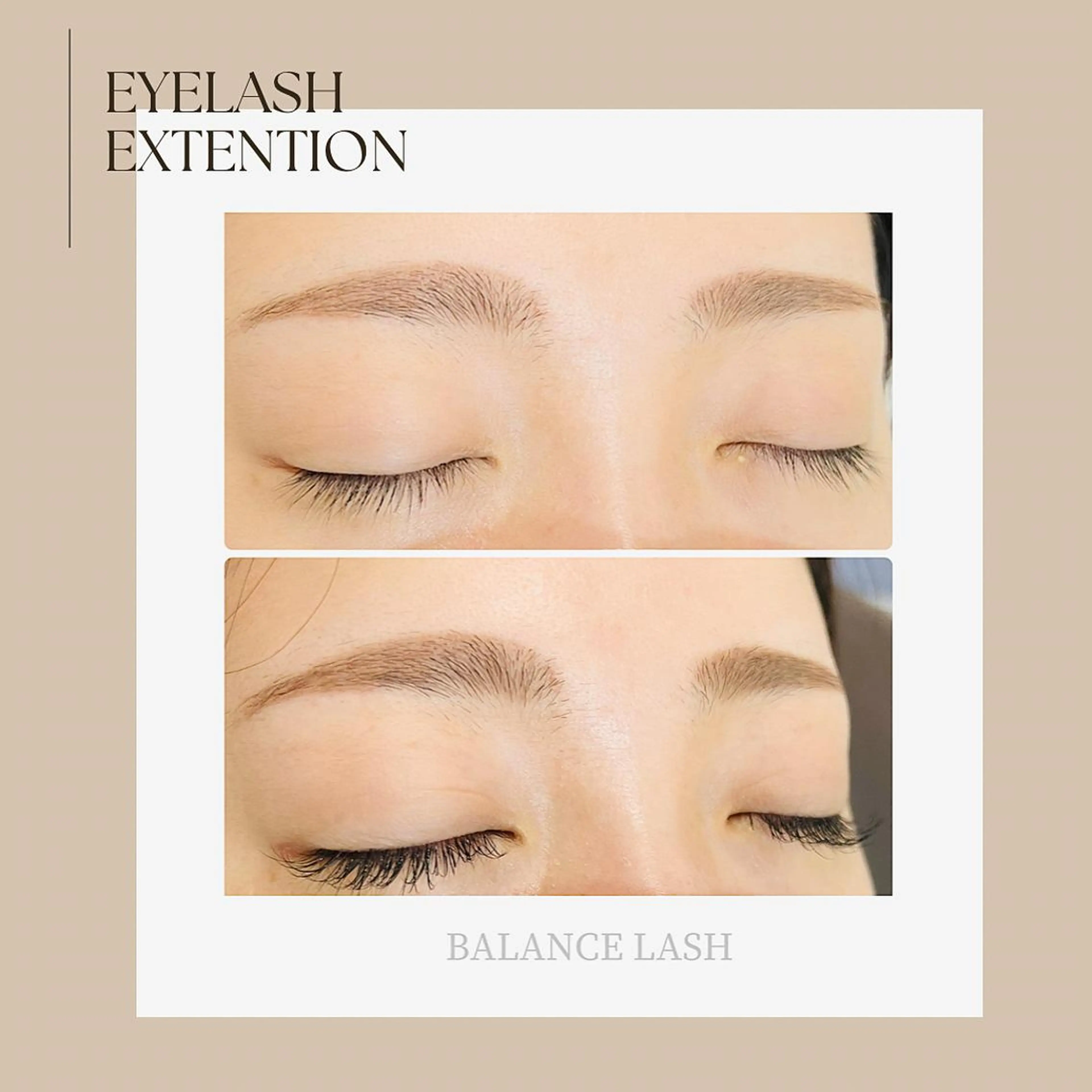 マツエク・マツパ BALANCE LASHのマツエク・マツパデザイン