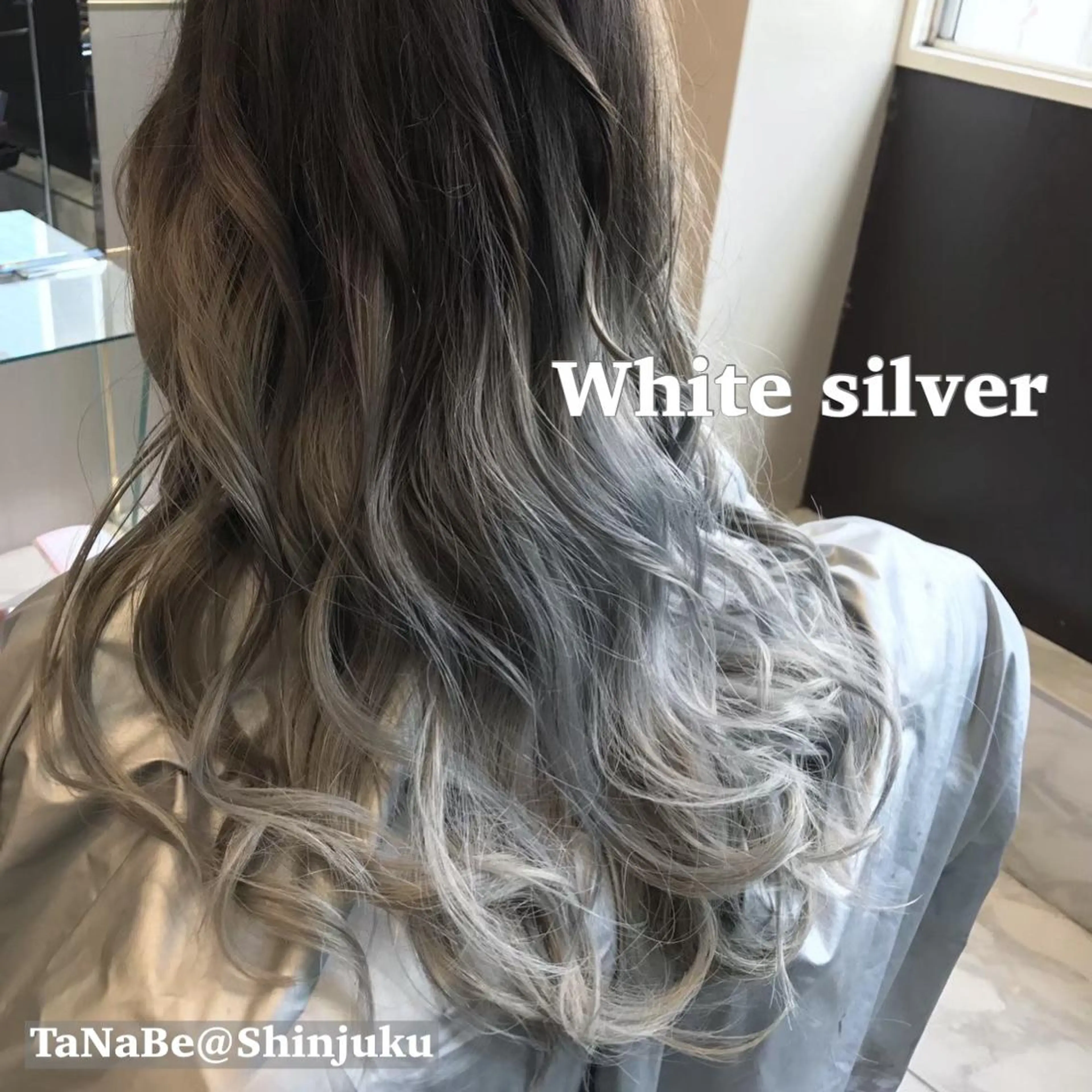 ロング カラー アディクシーカラー アクアカラー ブリーチ ダブルカラー エドルカラー 🫧代表/新宿駅近/ 限定価格🫧田辺貴裕のヘアスタイル