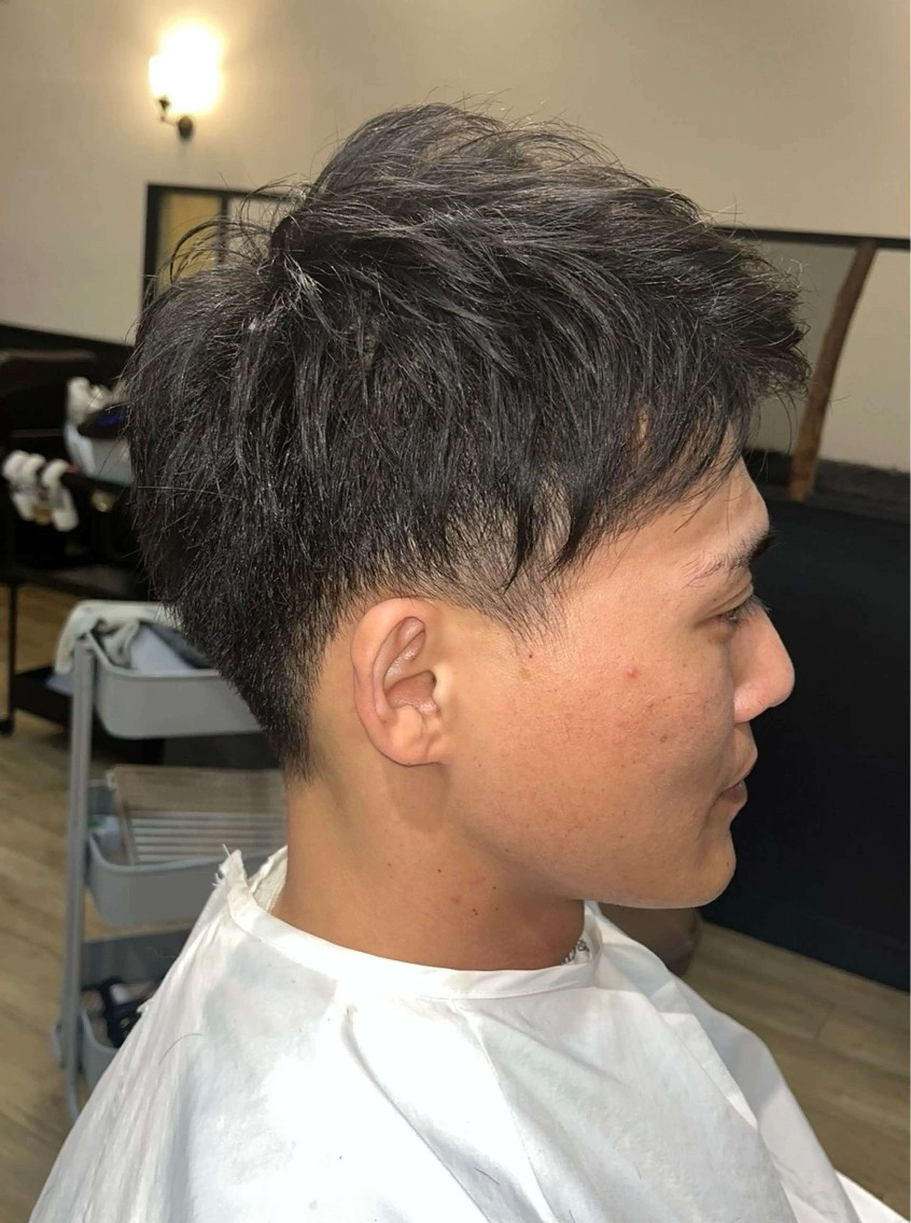 メンズカット+ヘアカラーの写真