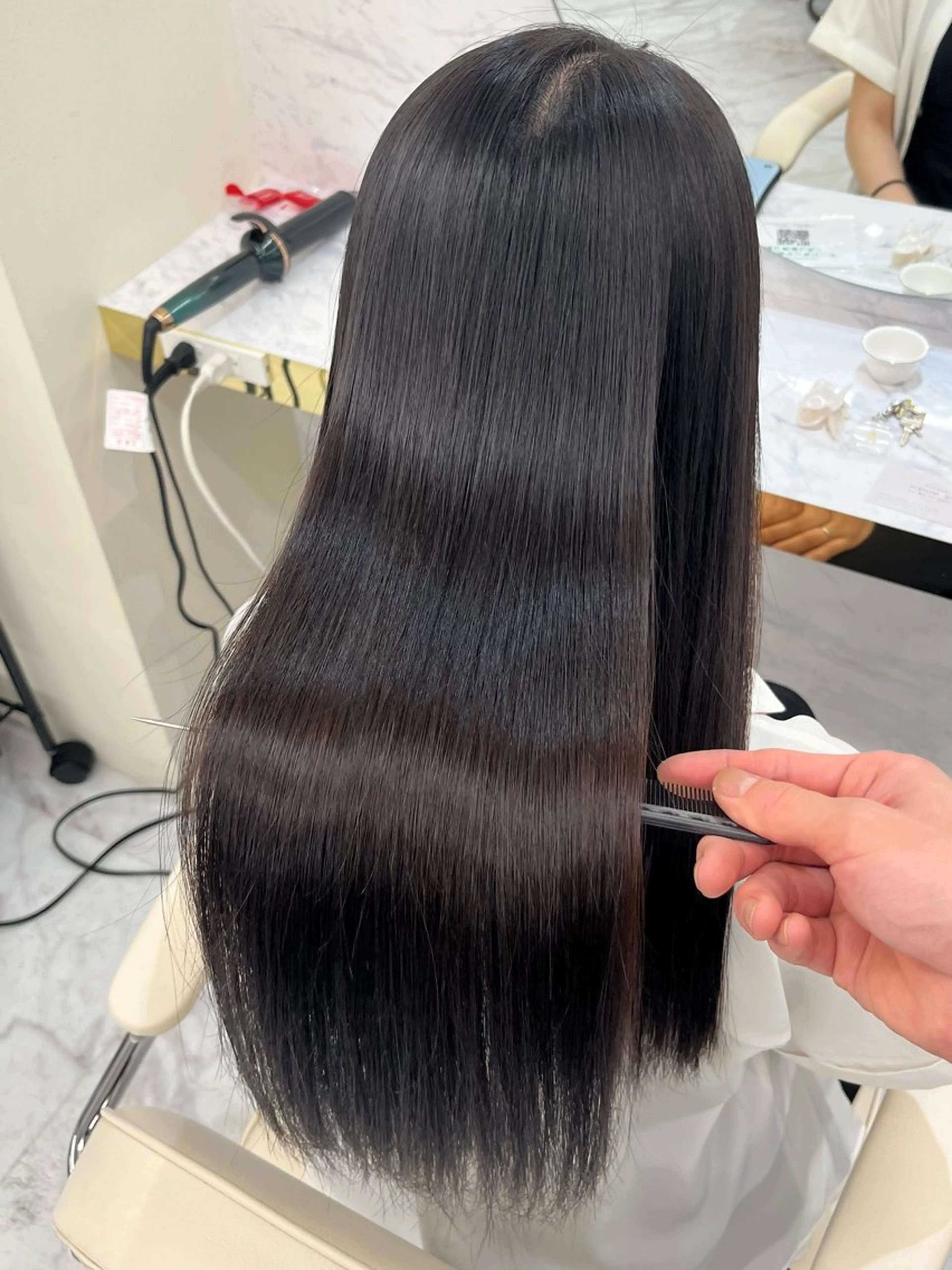 ロング 髪質改善縮毛矯正🫧 村上蒼生のヘアスタイル