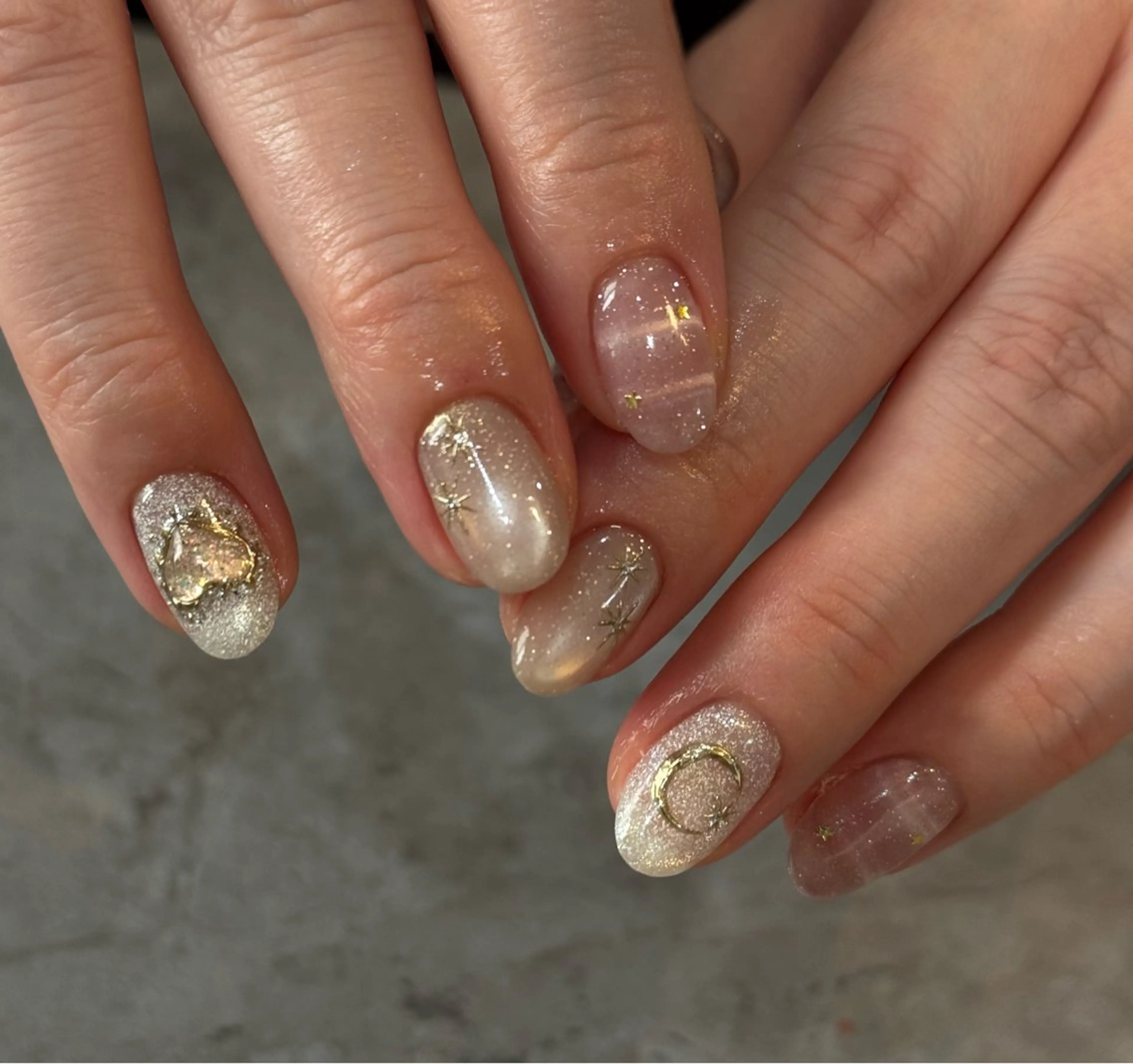 ネイル アートネイル ミラーネイル ハンドネイル Blé nailのネイルデザイン