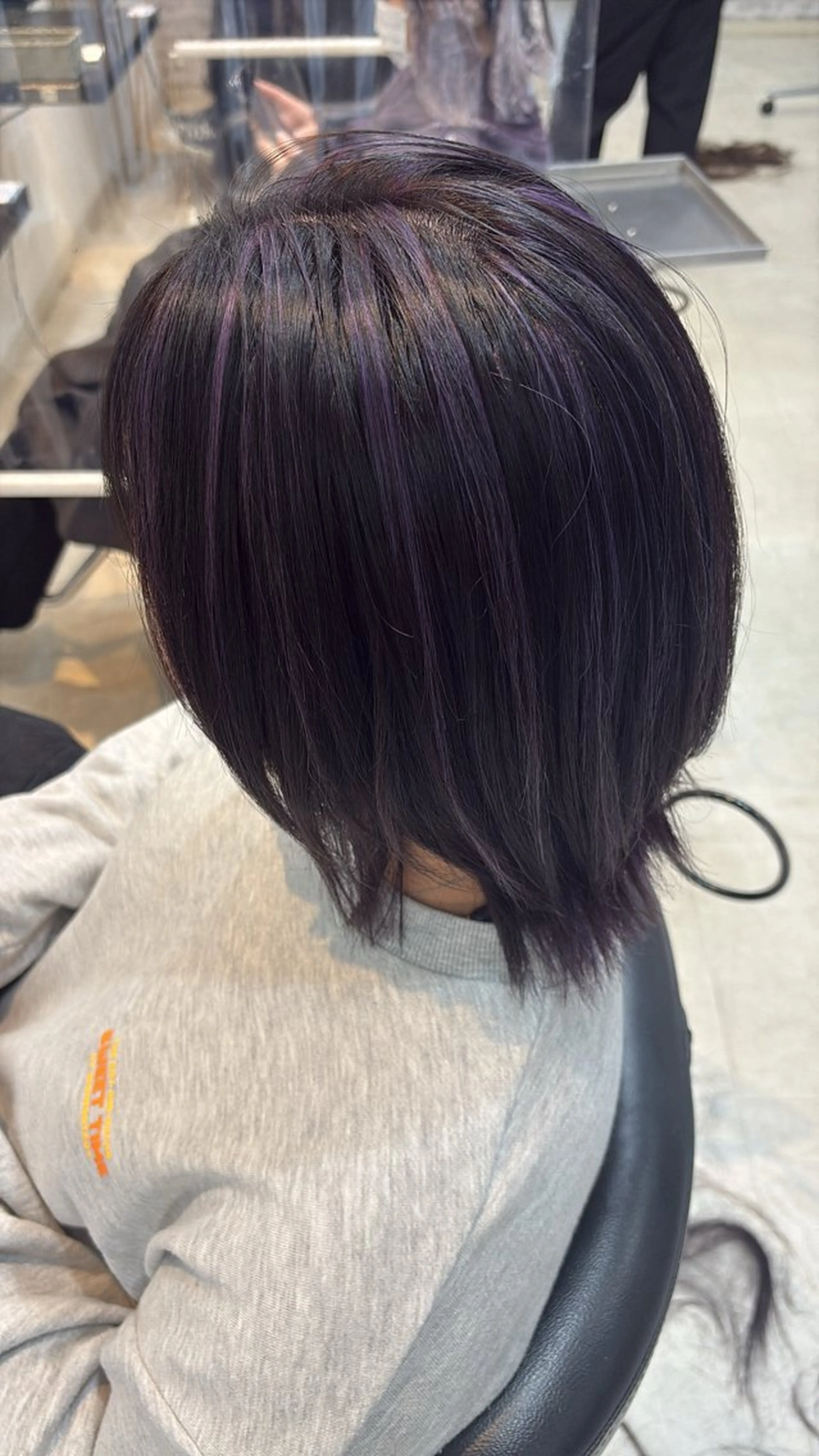 ミディアム カット ヘアカラー charm小沢 真澄のヘアスタイル