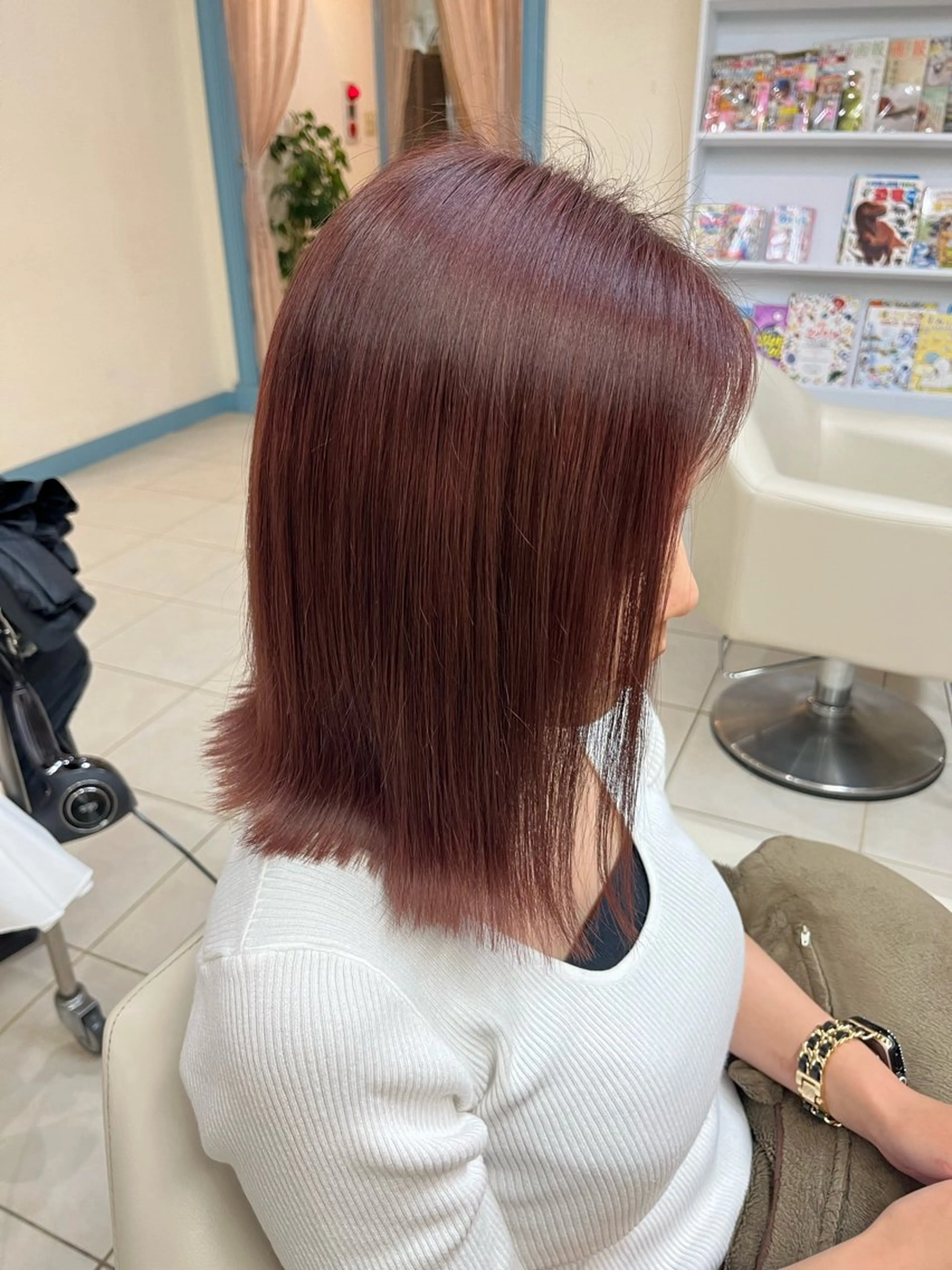 ミディアム カラー 💎ハイトーン‪× 透明感カラー Rioのヘアスタイル