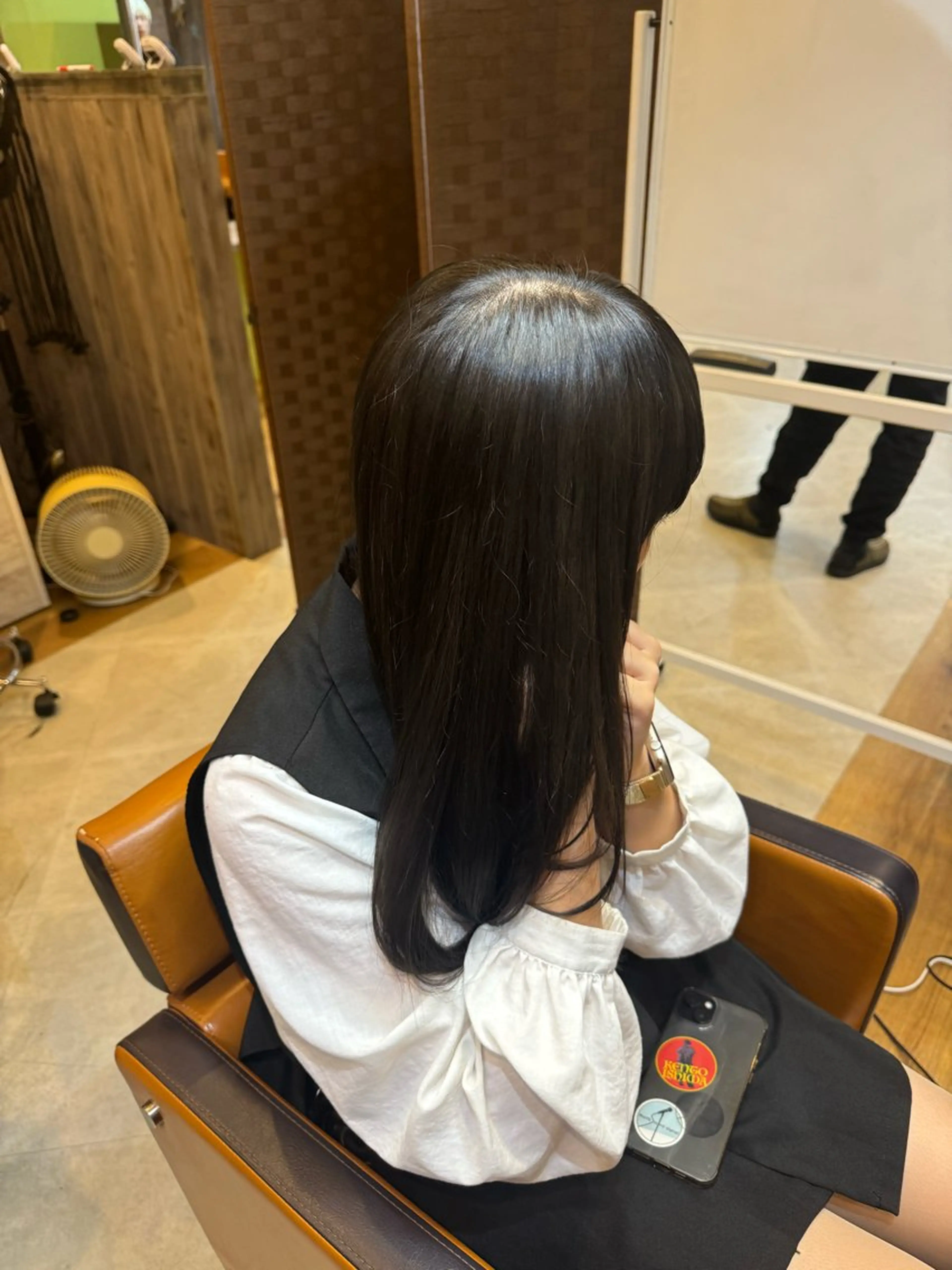 ロング 青海 サヤのヘアスタイル