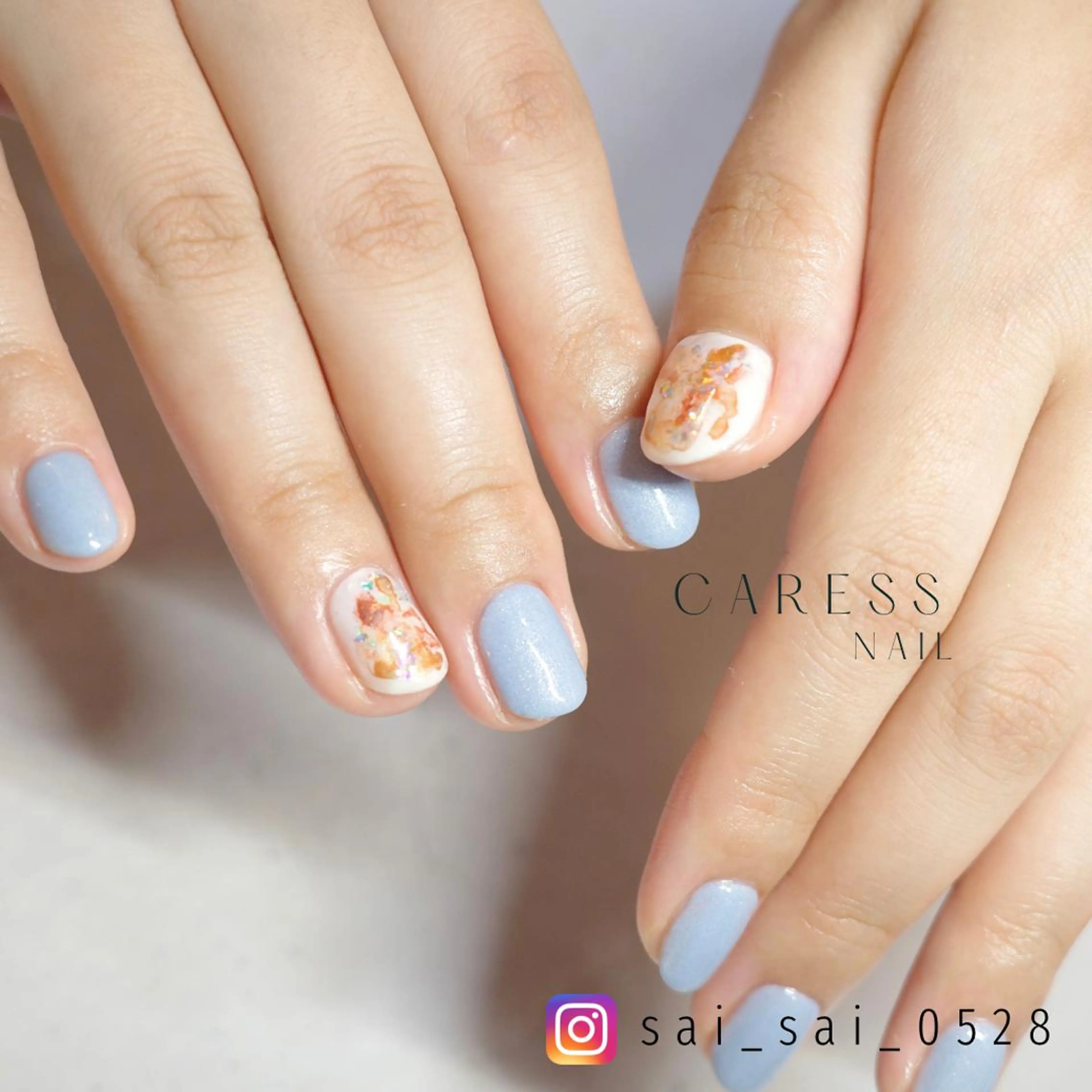 ネイル caress  nail カレスネイル　代々木上原所属・カレスネイル さいのネイルデザイン