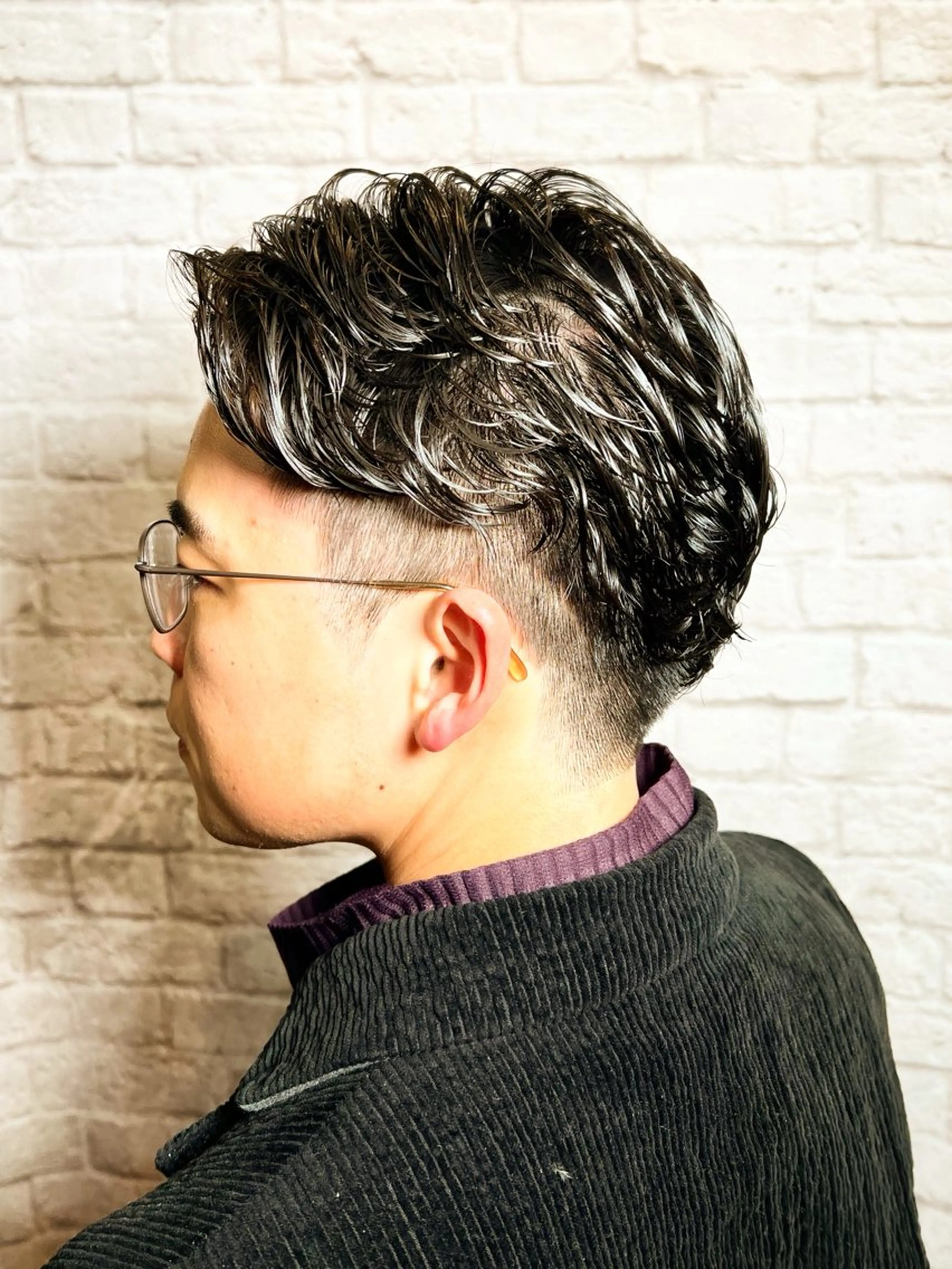 ショート カラー パーマ ヘアアレンジ メンズ カット パーマ メンズカット/パーマ 山崎航平💈のヘアスタイル