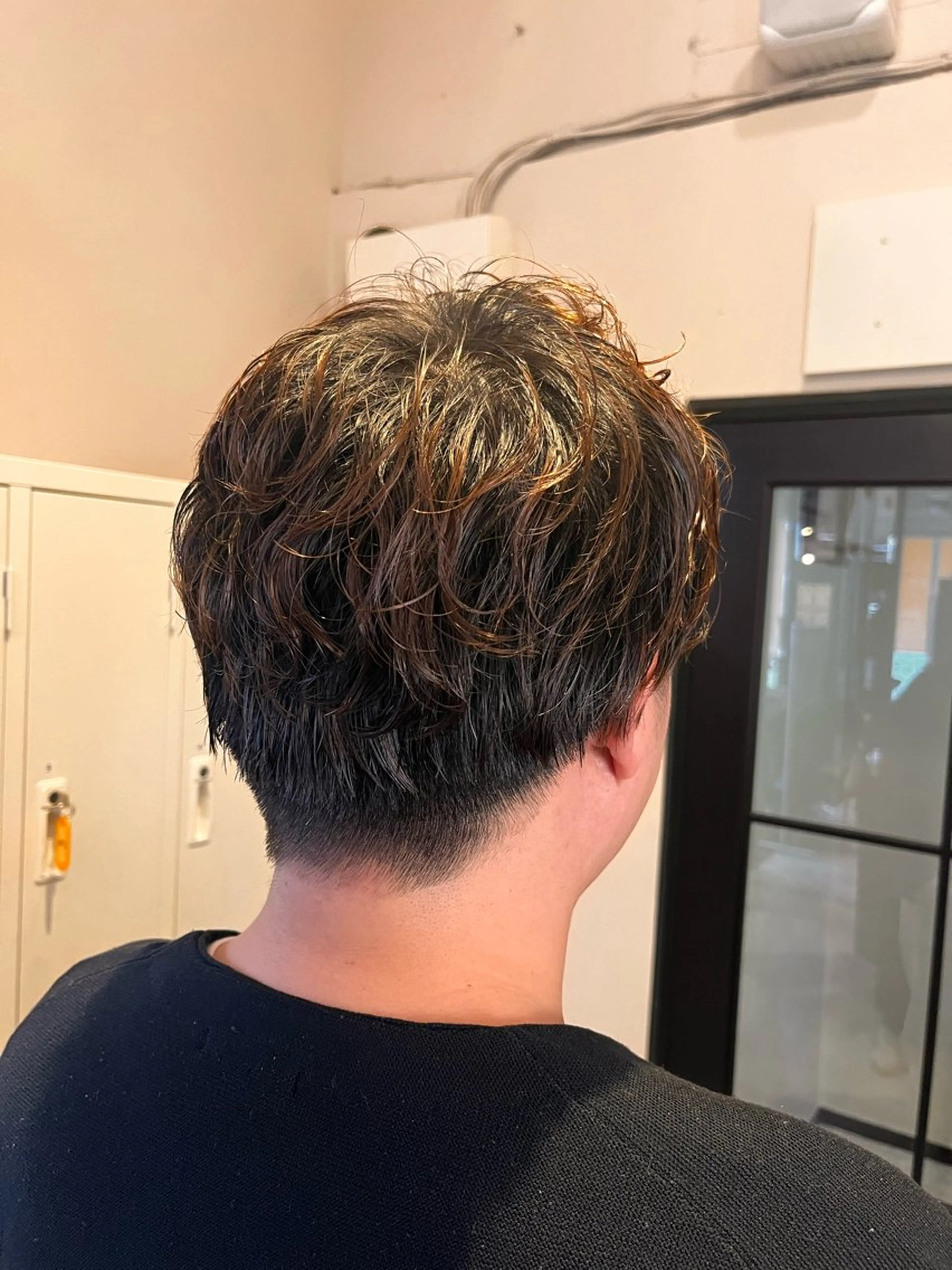 パーマ メンズ メンズパーマ シャドーパーマ 大石 藍のヘアスタイル