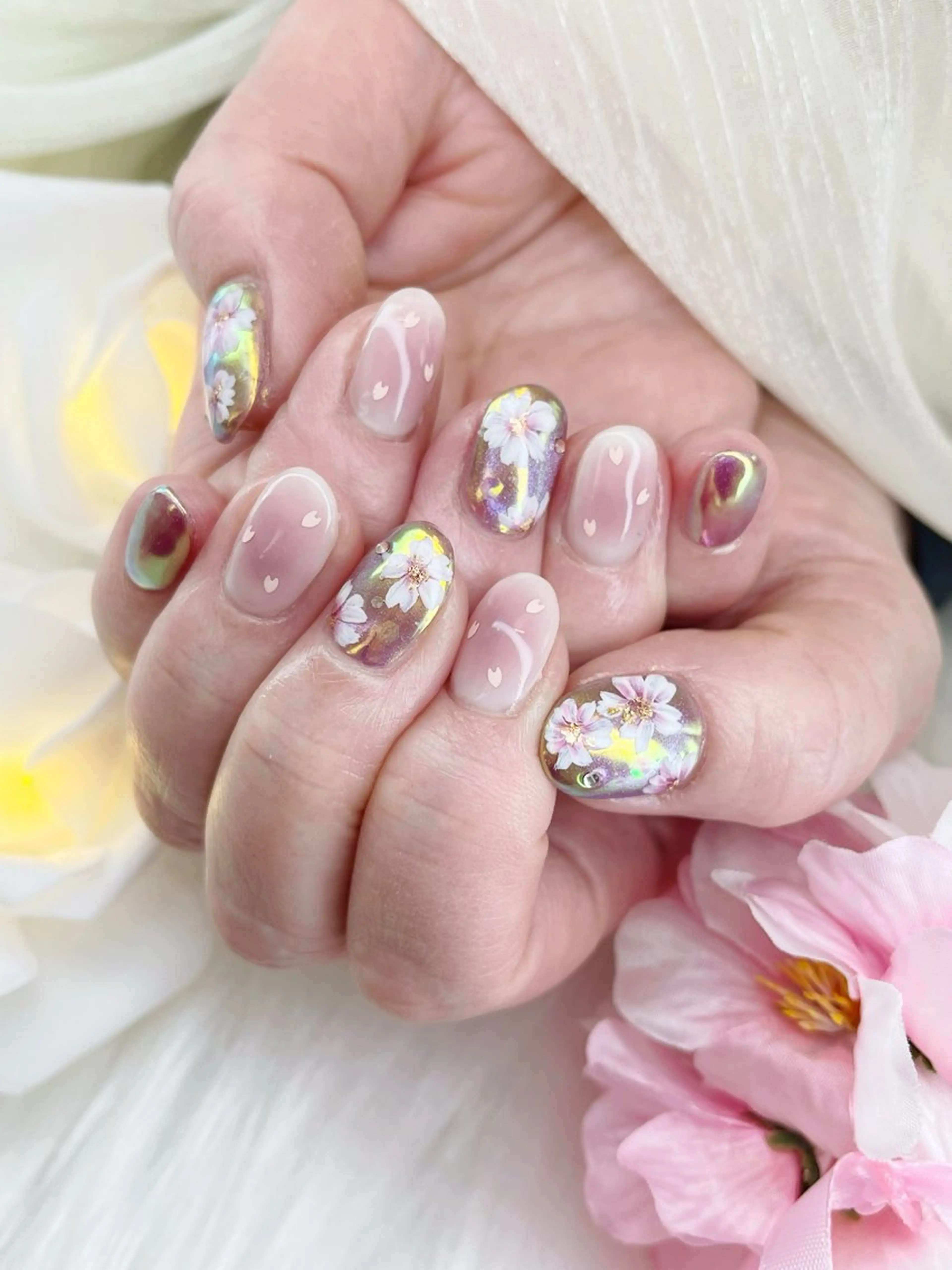 🩷オフなし🩷チークネイル✨️の写真