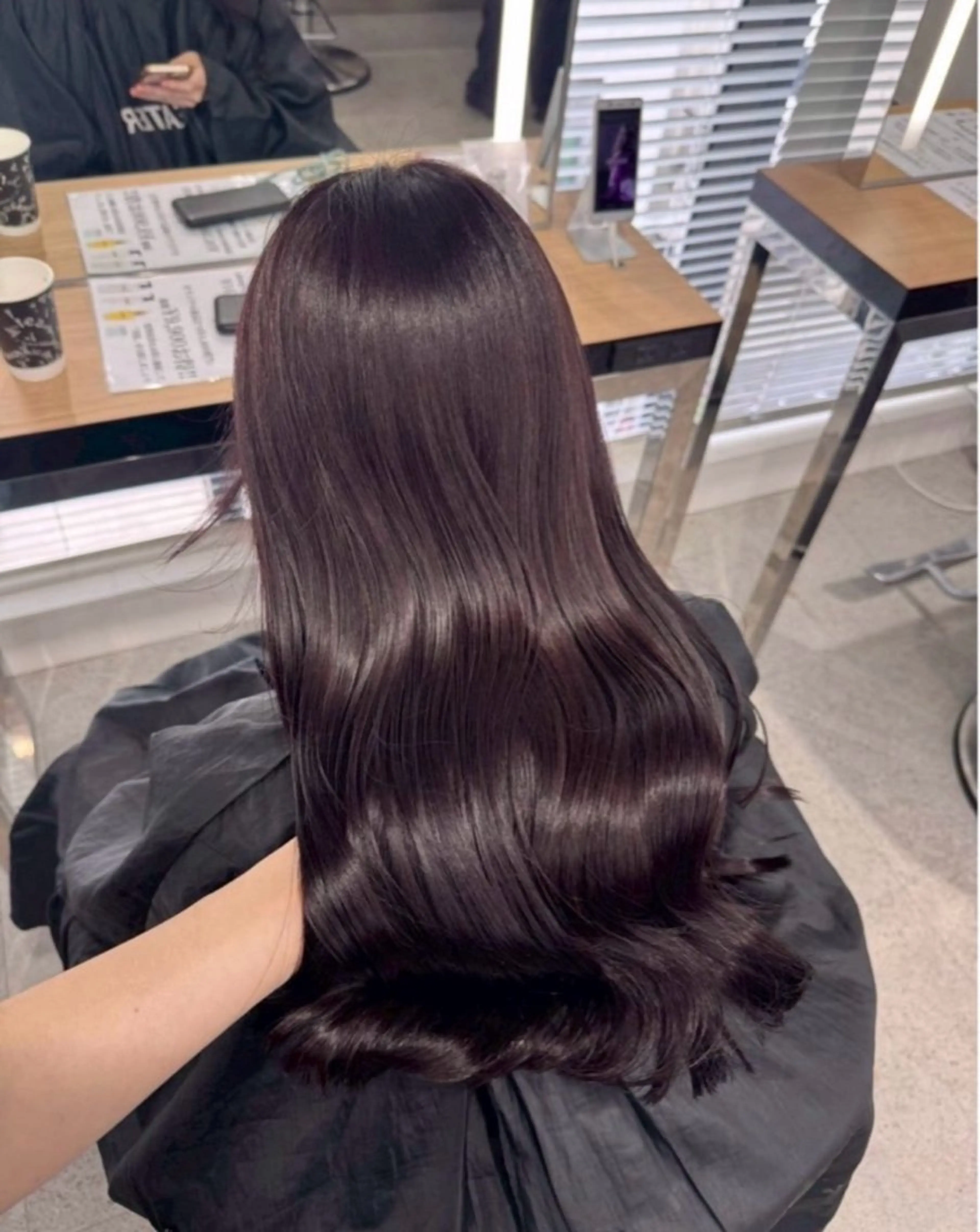 ロング ヘアカラー miku/ラベンダー 透明感カラー🪻❤︎のヘアスタイル