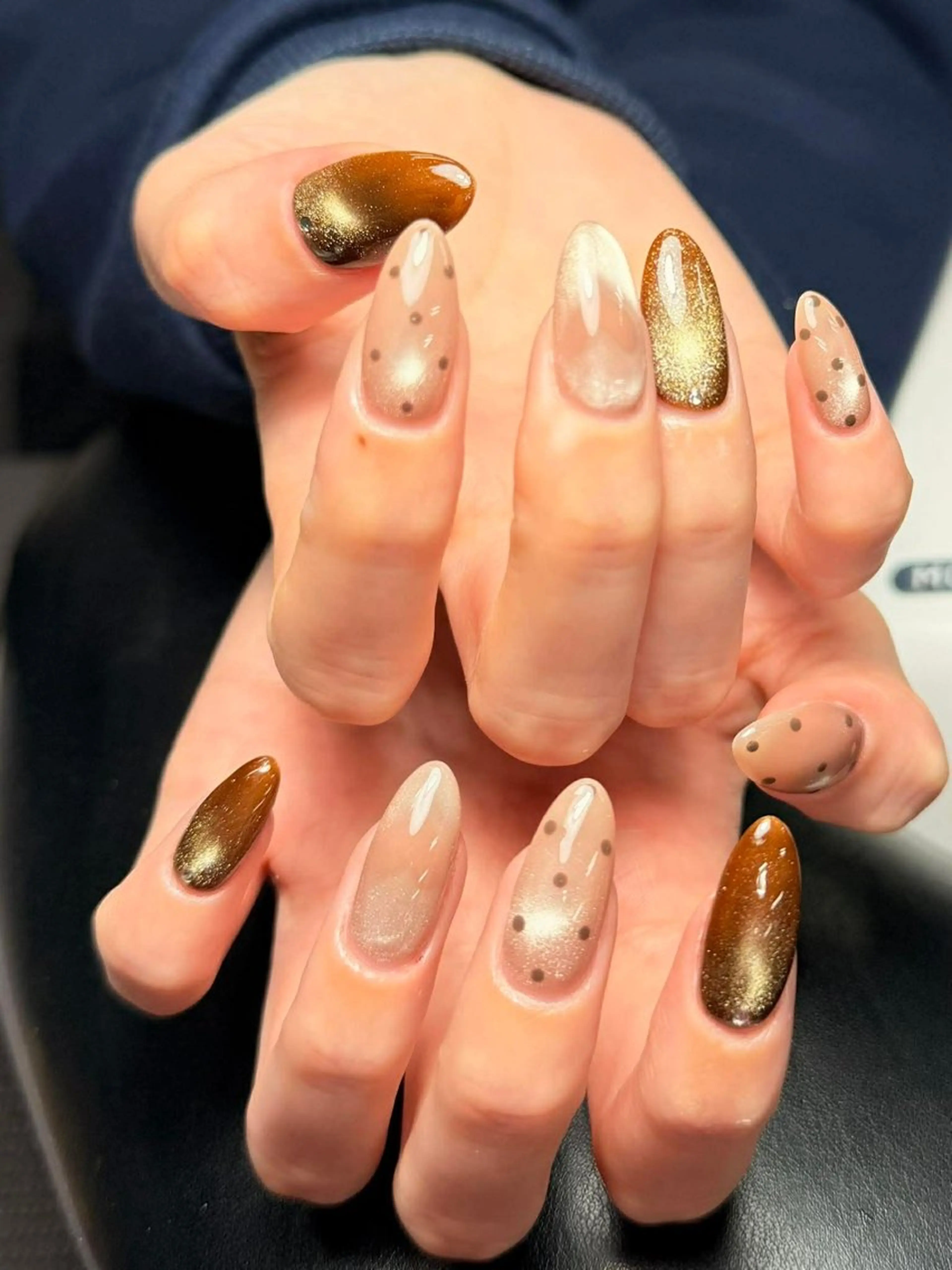 ネイル シンプルネイル ネイルチップ SORA ANA.CHUOのネイルデザイン