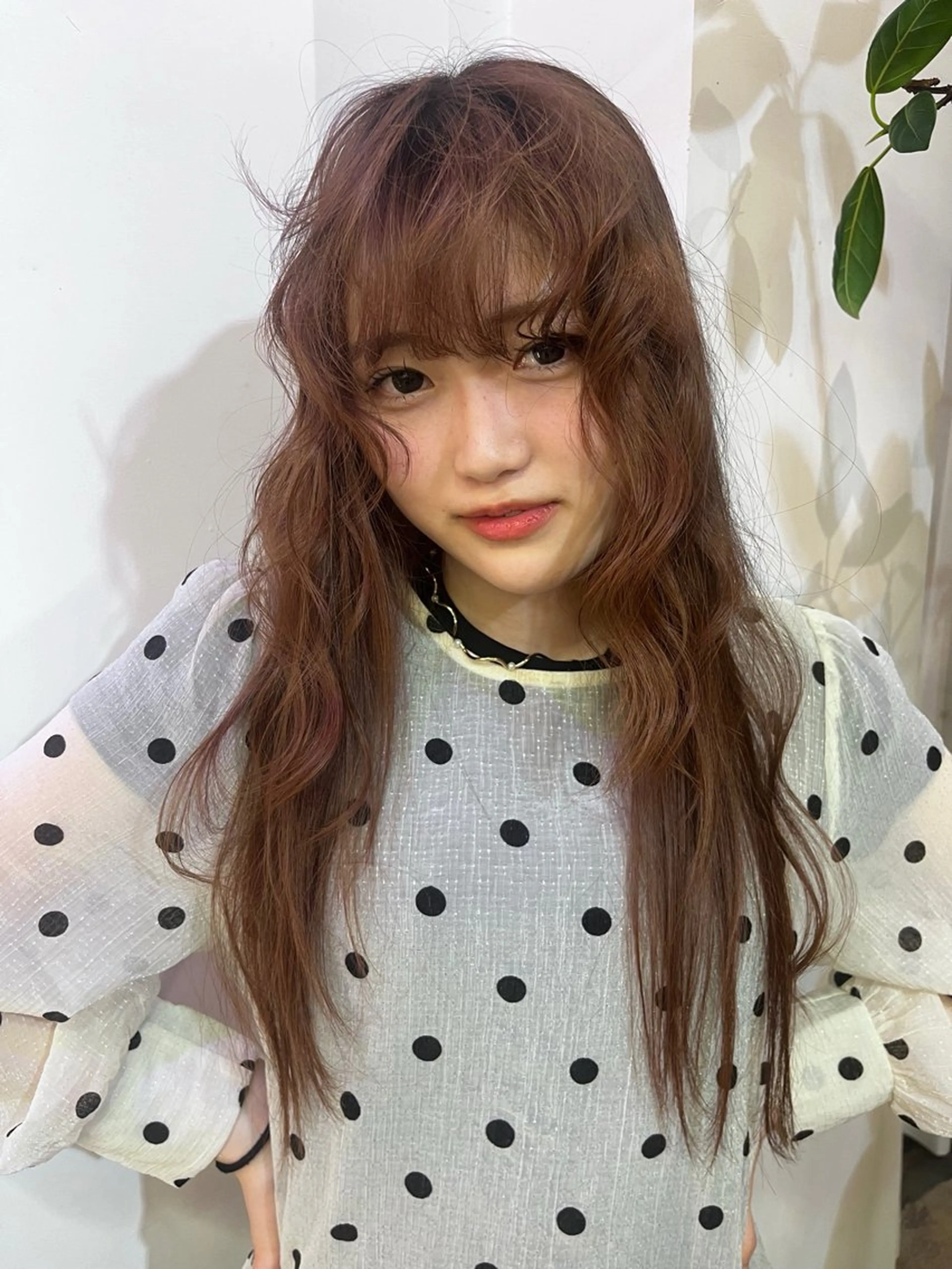 カラー ness 一花のヘアスタイル