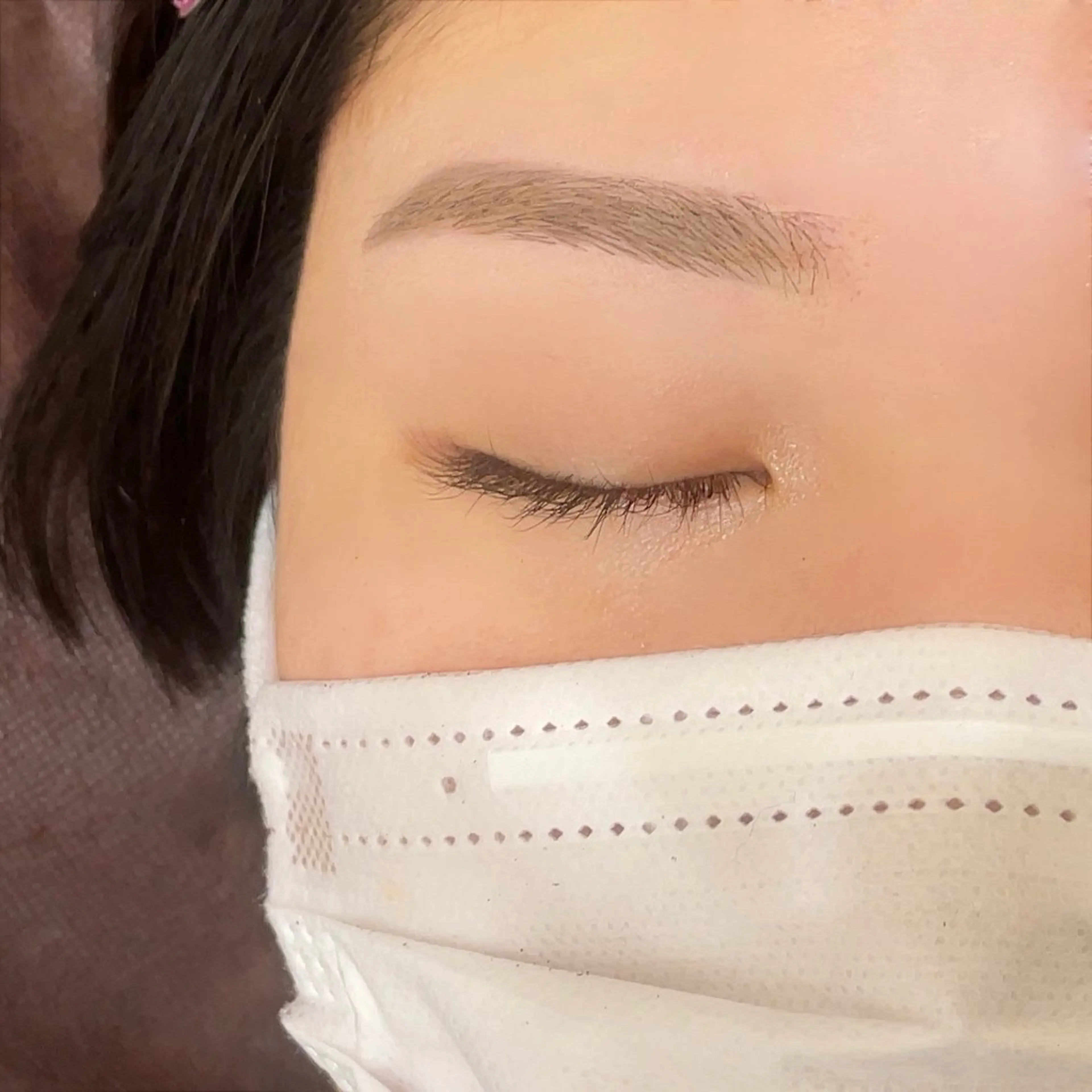 アイブロウ ワックス脱毛 眉カット 十色所属・十色 麻布十番店のマツエク・マツパデザイン