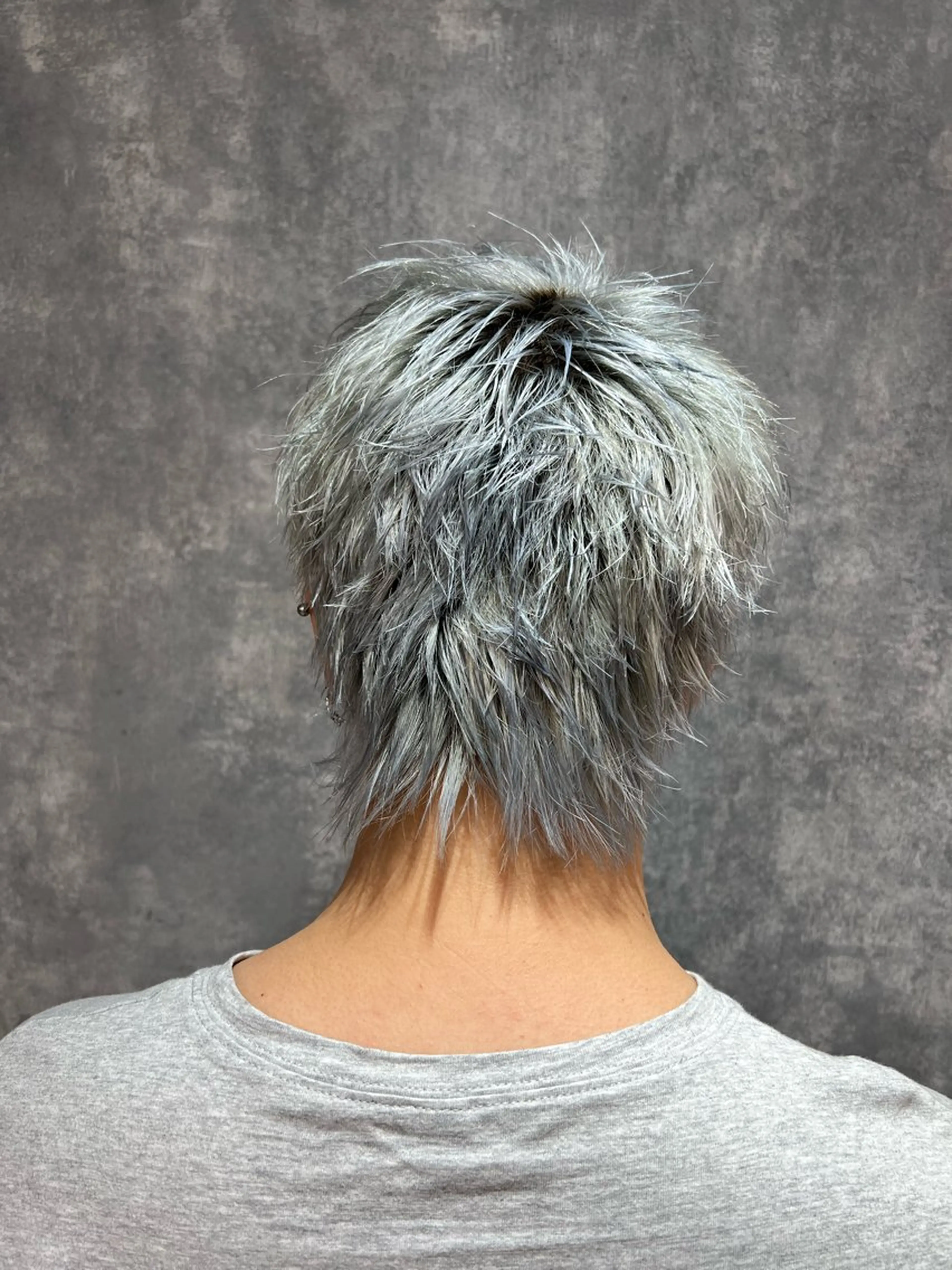 ショート カラー メンズ 👑垢抜け韓国ヘア ハッシュカット唯澄のヘアスタイル