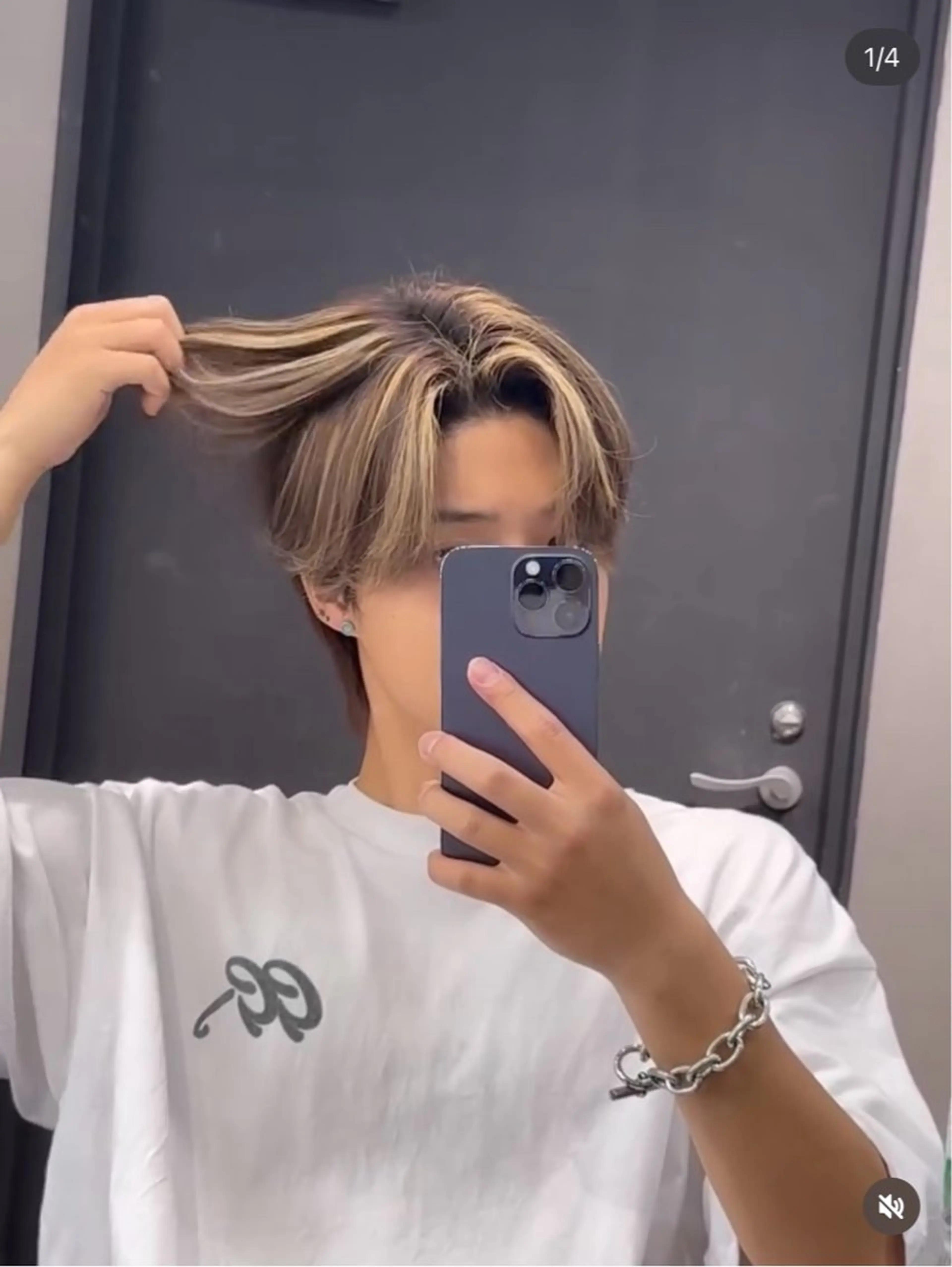 ショート カラー メンズ メンズハイライト ハイライトカラー ハイライト カット ヘアカラー 〜メンズ特化美容師〜 ユウスケのヘアスタイル