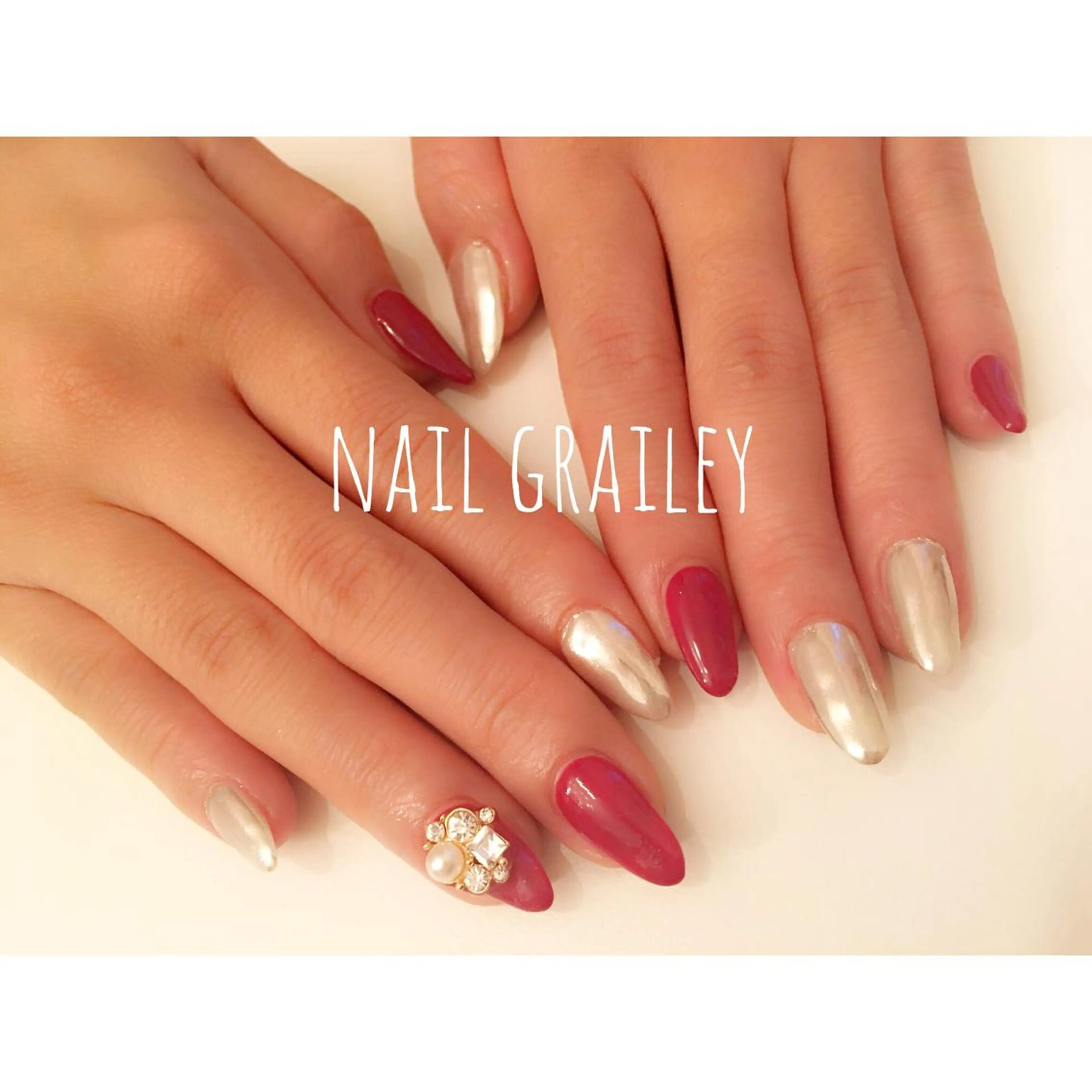 ネイル ミラーネイル nail makoのネイルデザイン