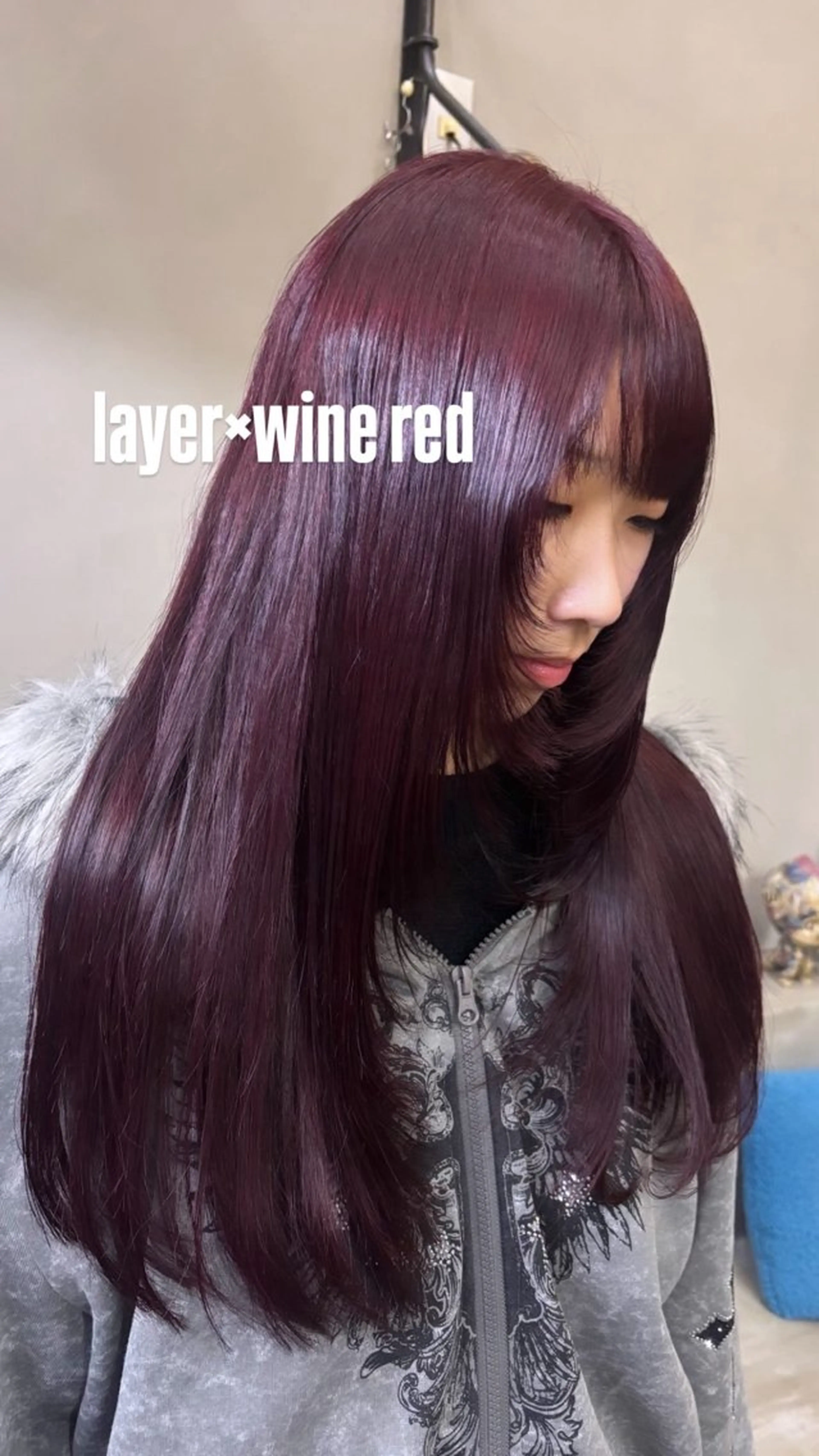 ロング レイヤーカット cyan miwaのヘアスタイル