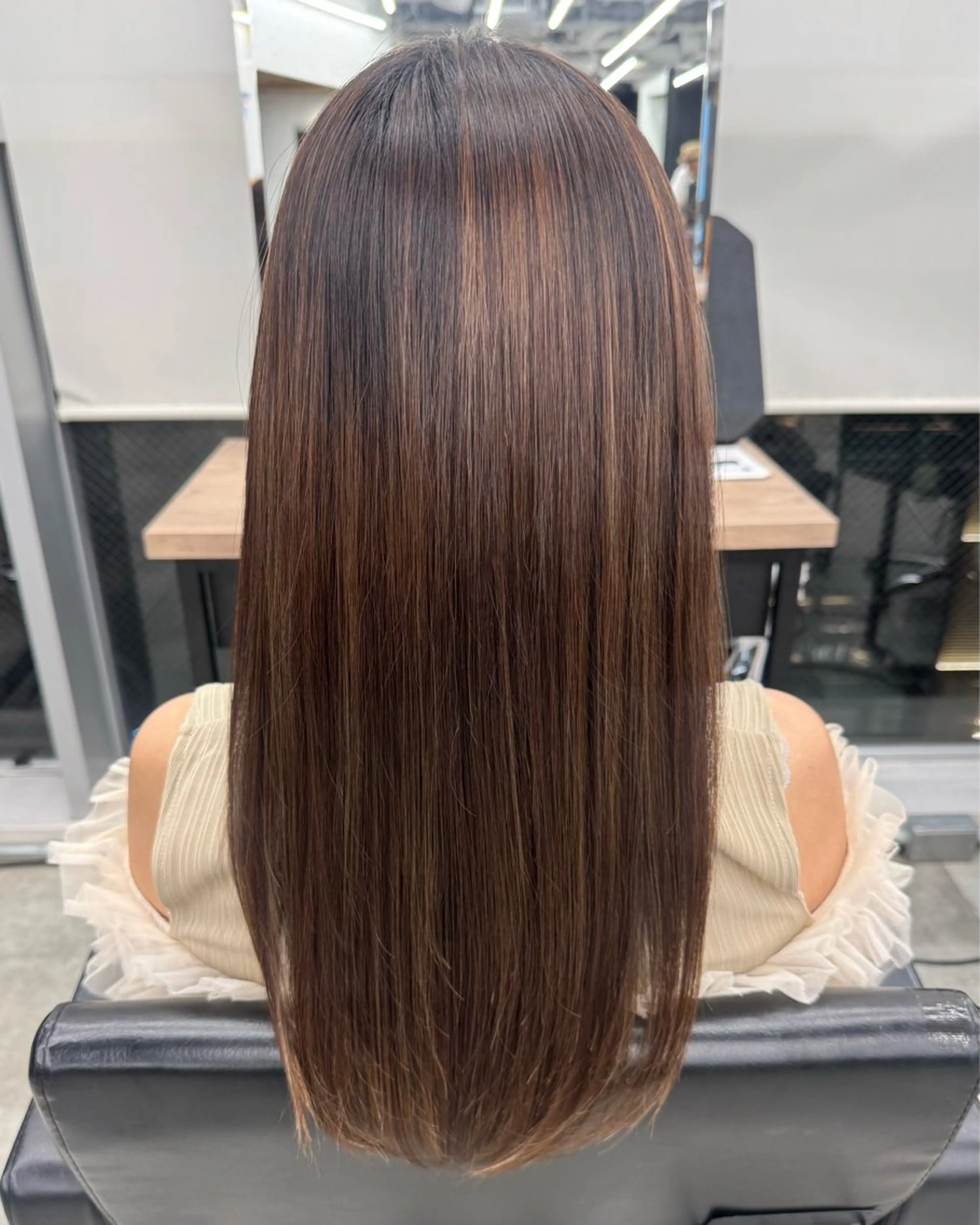 縮毛矯正 トリートメント レイヤー/透明感/ 顔周り/kana🩰のヘアスタイル