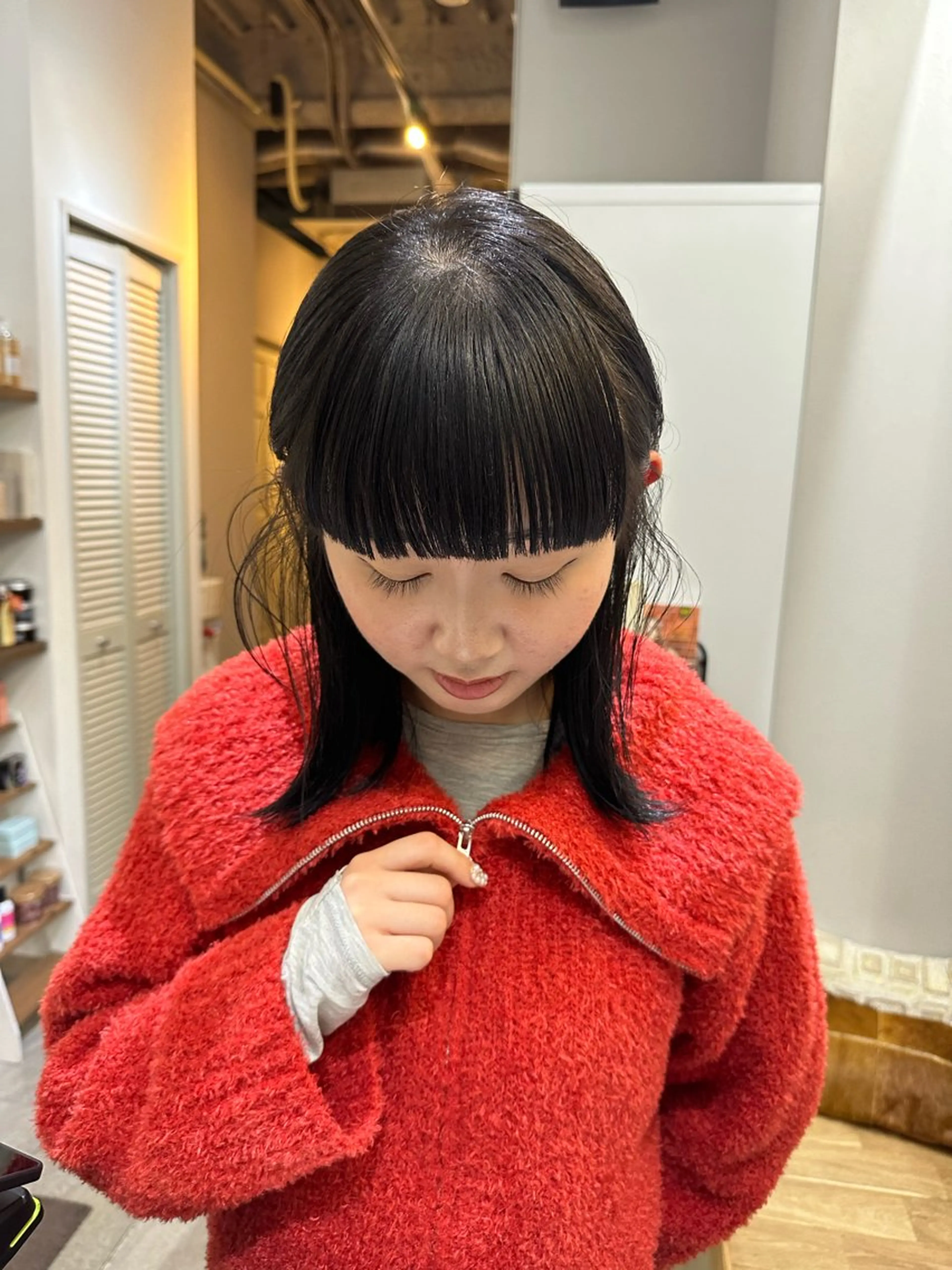 ロング カラー 黒髪 nao/福岡美容室 パーマ/ボブパーマのヘアスタイル