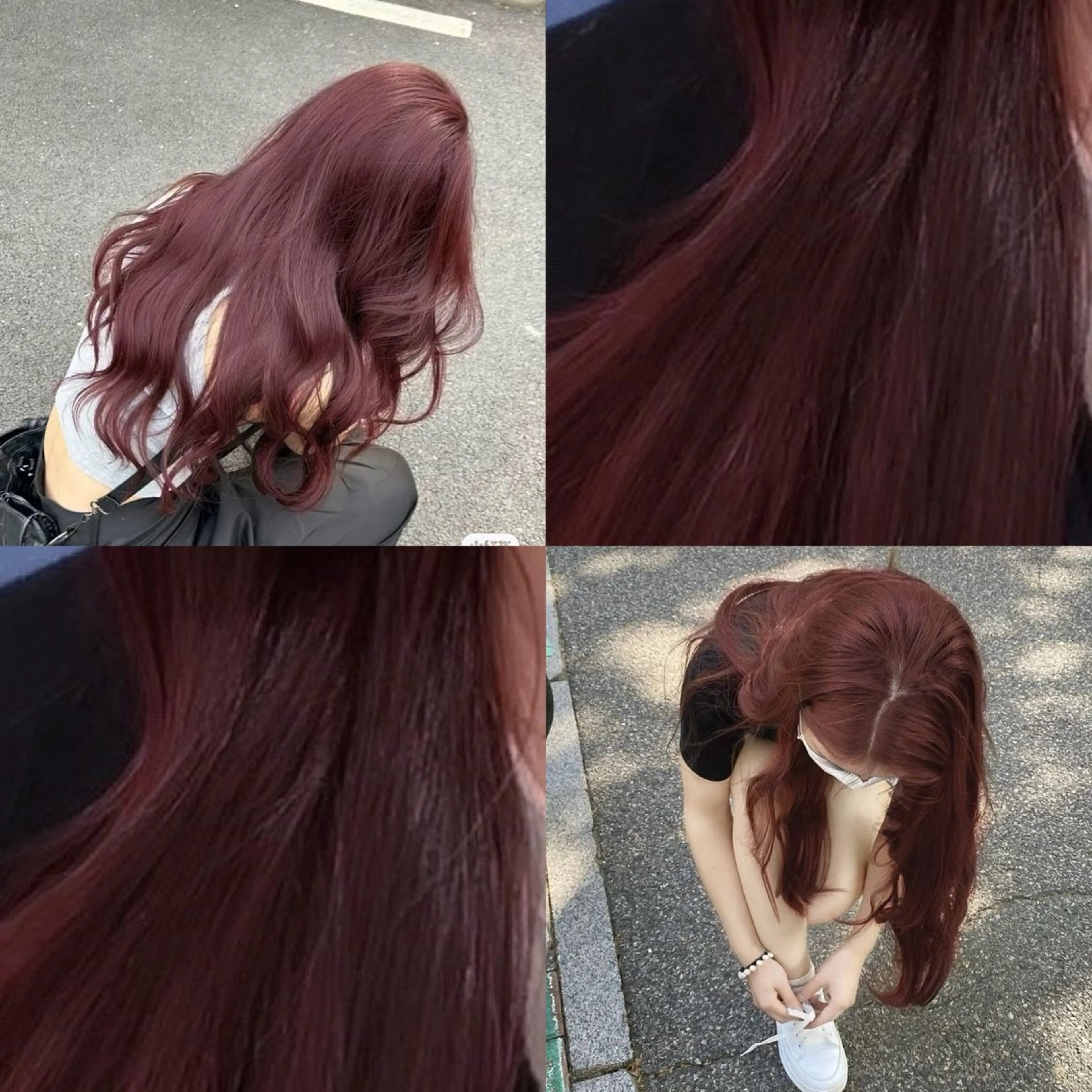 ロング カラー 💖大人韓国ヘア💖 韓国艶カラー【銀座】のヘアスタイル