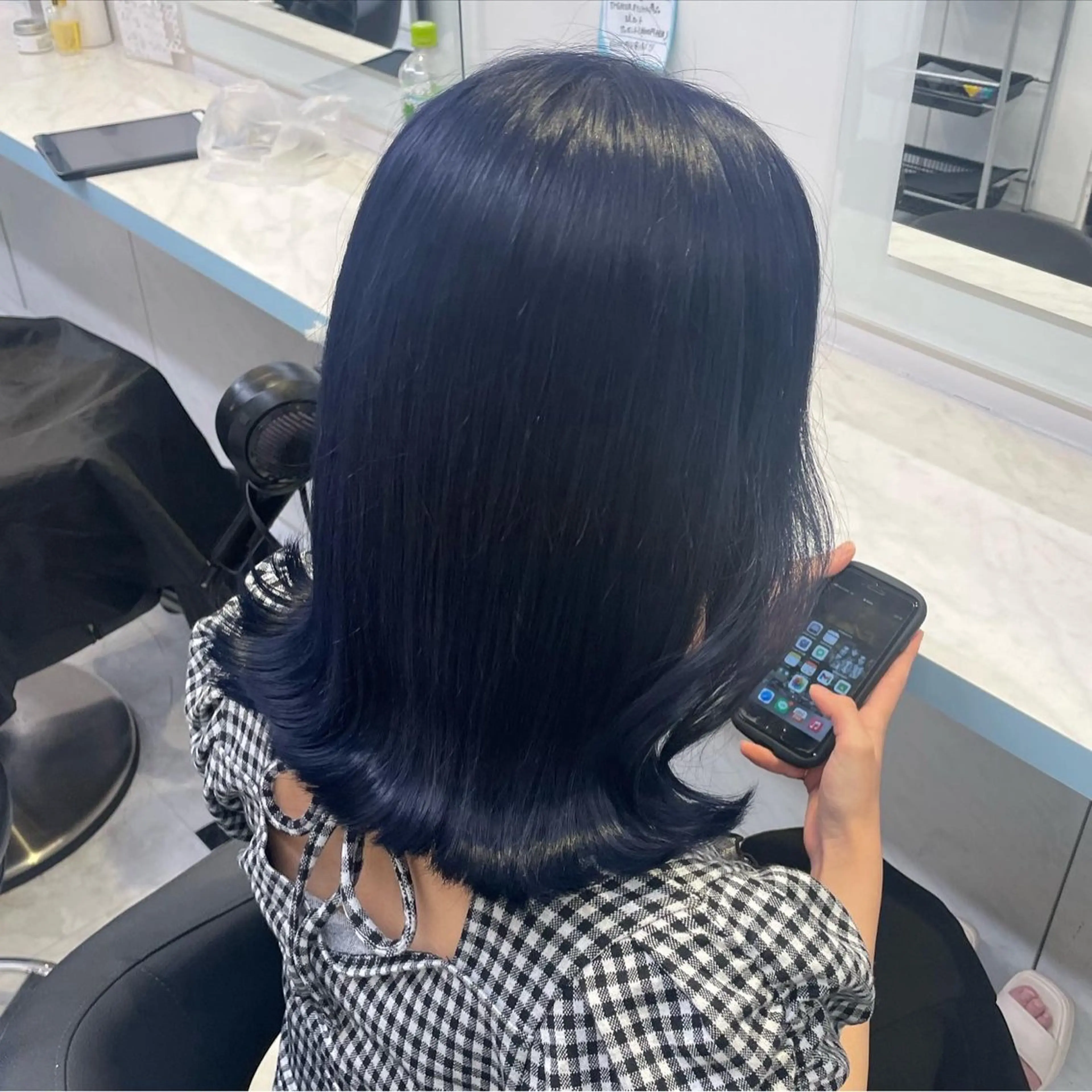 セミロング ヘアカラー トリートメント 似合わせcolor ʀɪɴᴏ🎶🪽のヘアスタイル