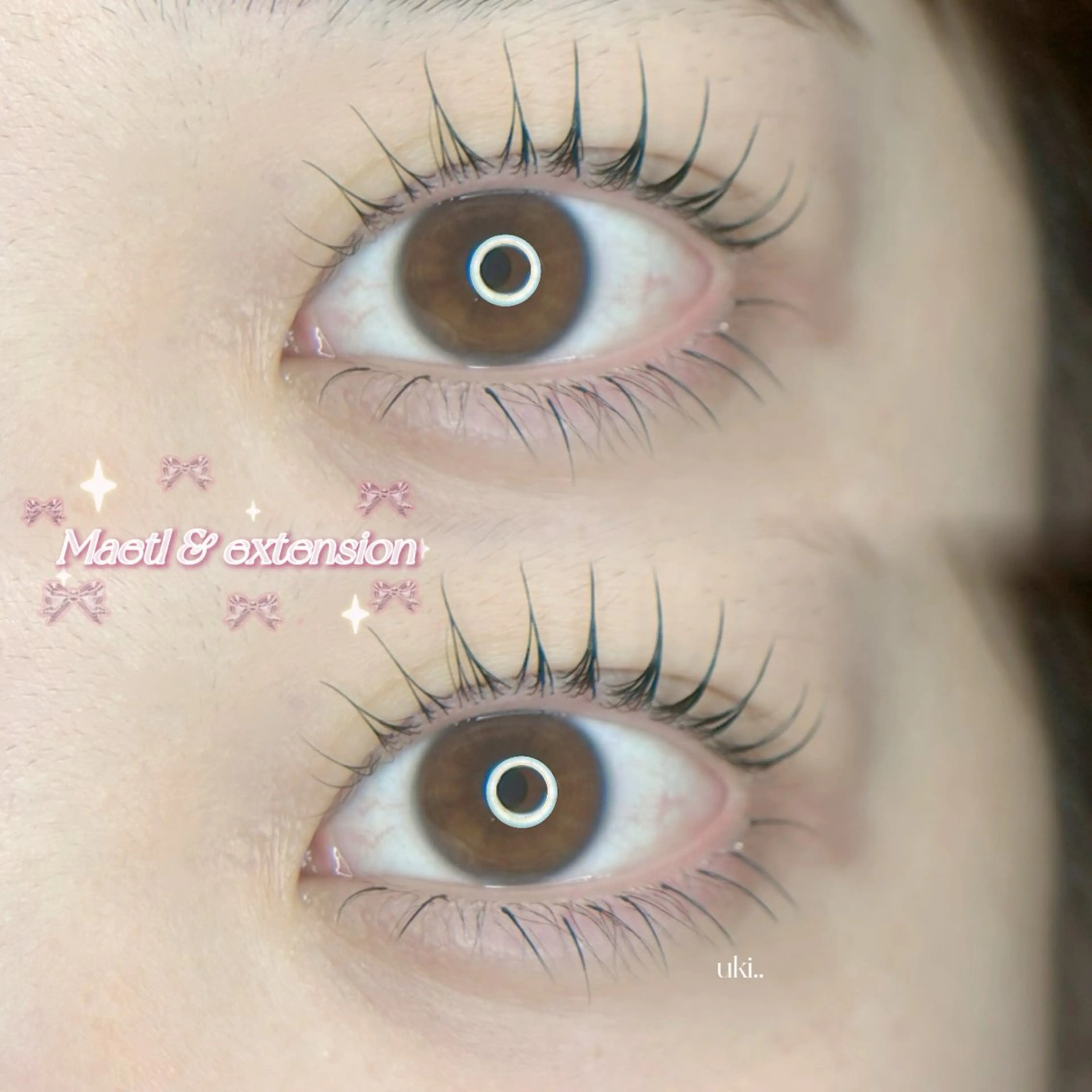 マツエク・マツパ 一重×まつ毛パーマ マツエク no.i eyelash / eyebrow salon所属・˗ˏˋ𝐮𝐤𝐢. .🌩️ˎˊ˗のマツエク・マツパデザイン