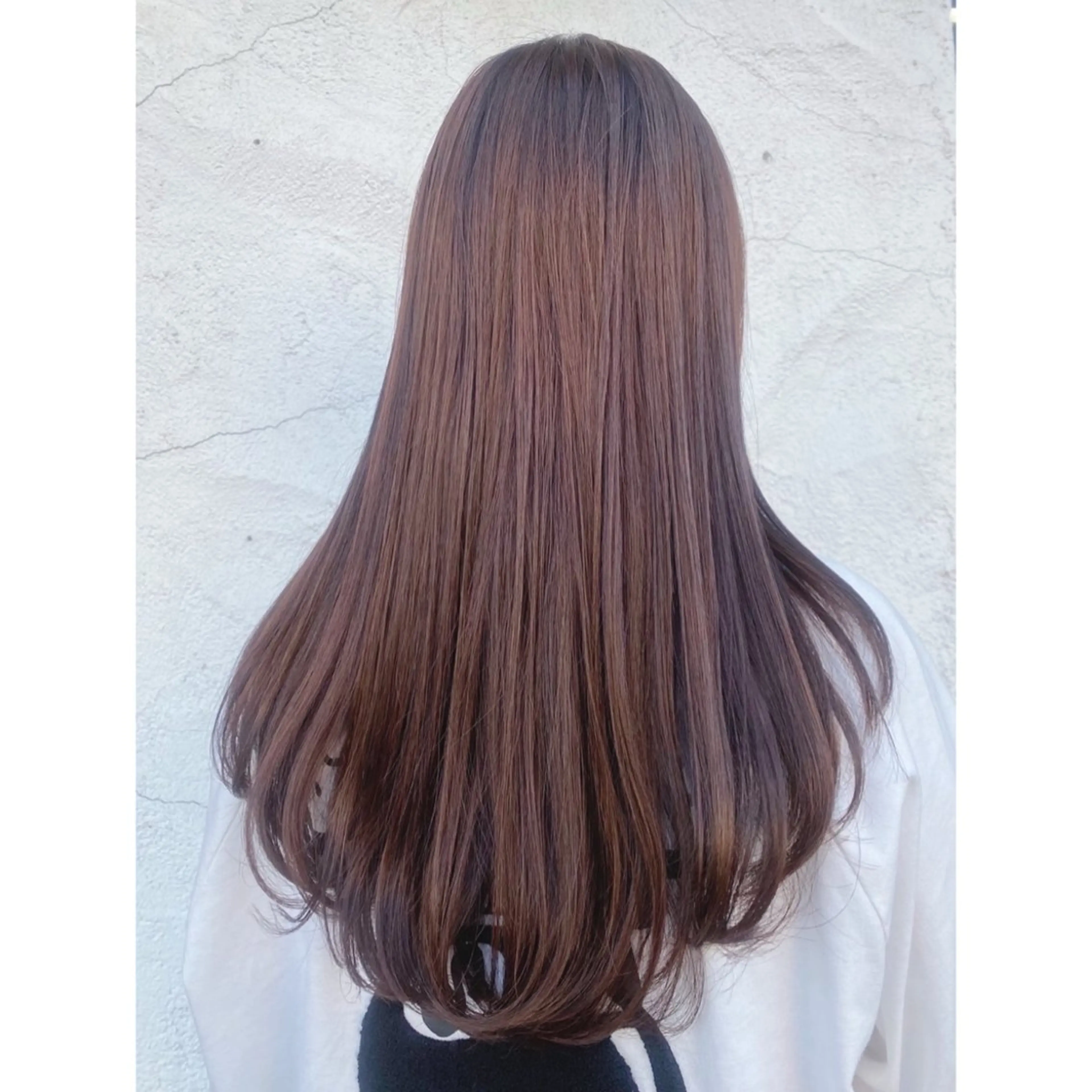 ロング カラー パーマ 上品透け感🫧大人 シアー🌸カナ🌸のヘアスタイル