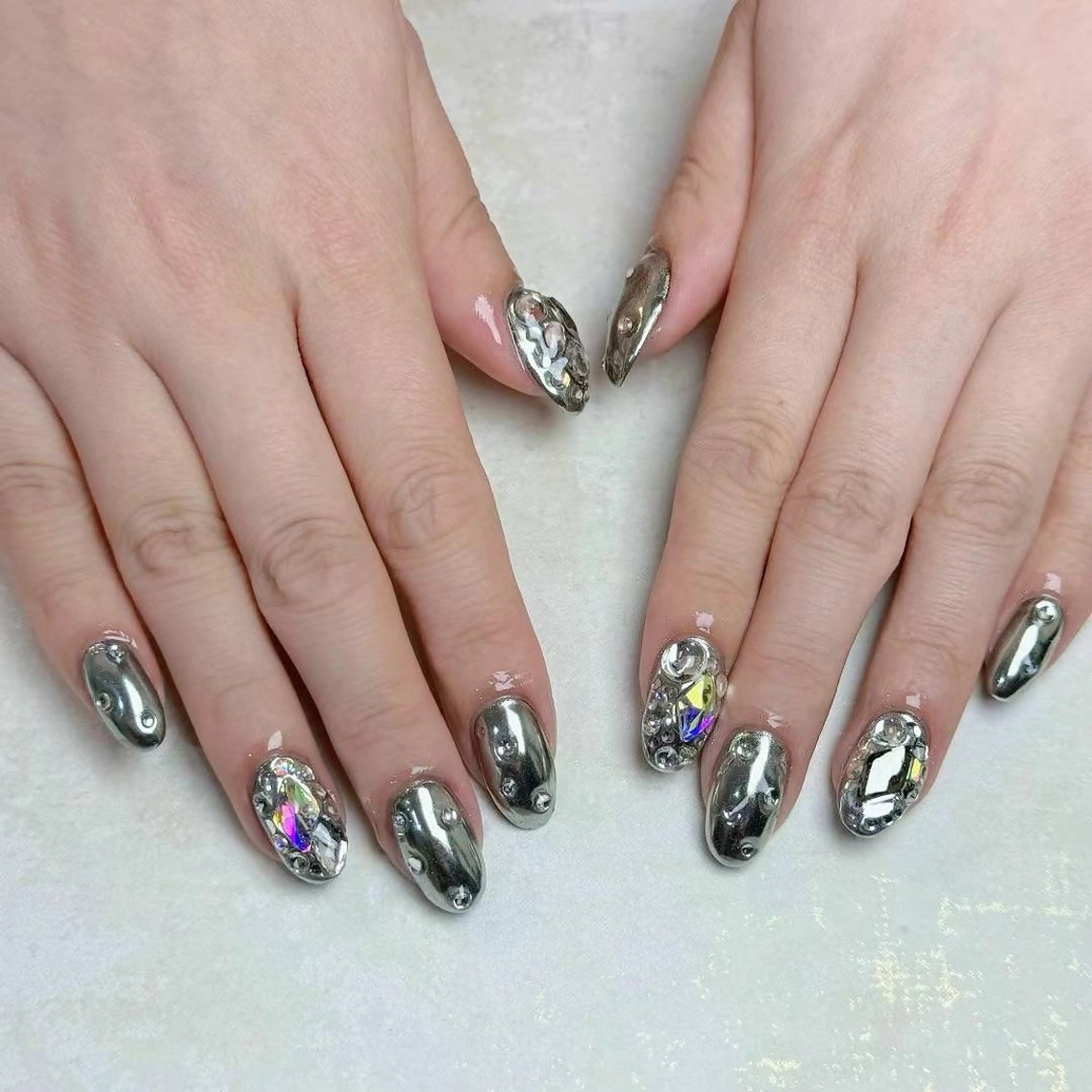 ネイル アートネイル フラワーネイル フットネイル ジェルネイル マグネットネイル Babarla Nailのネイルデザイン