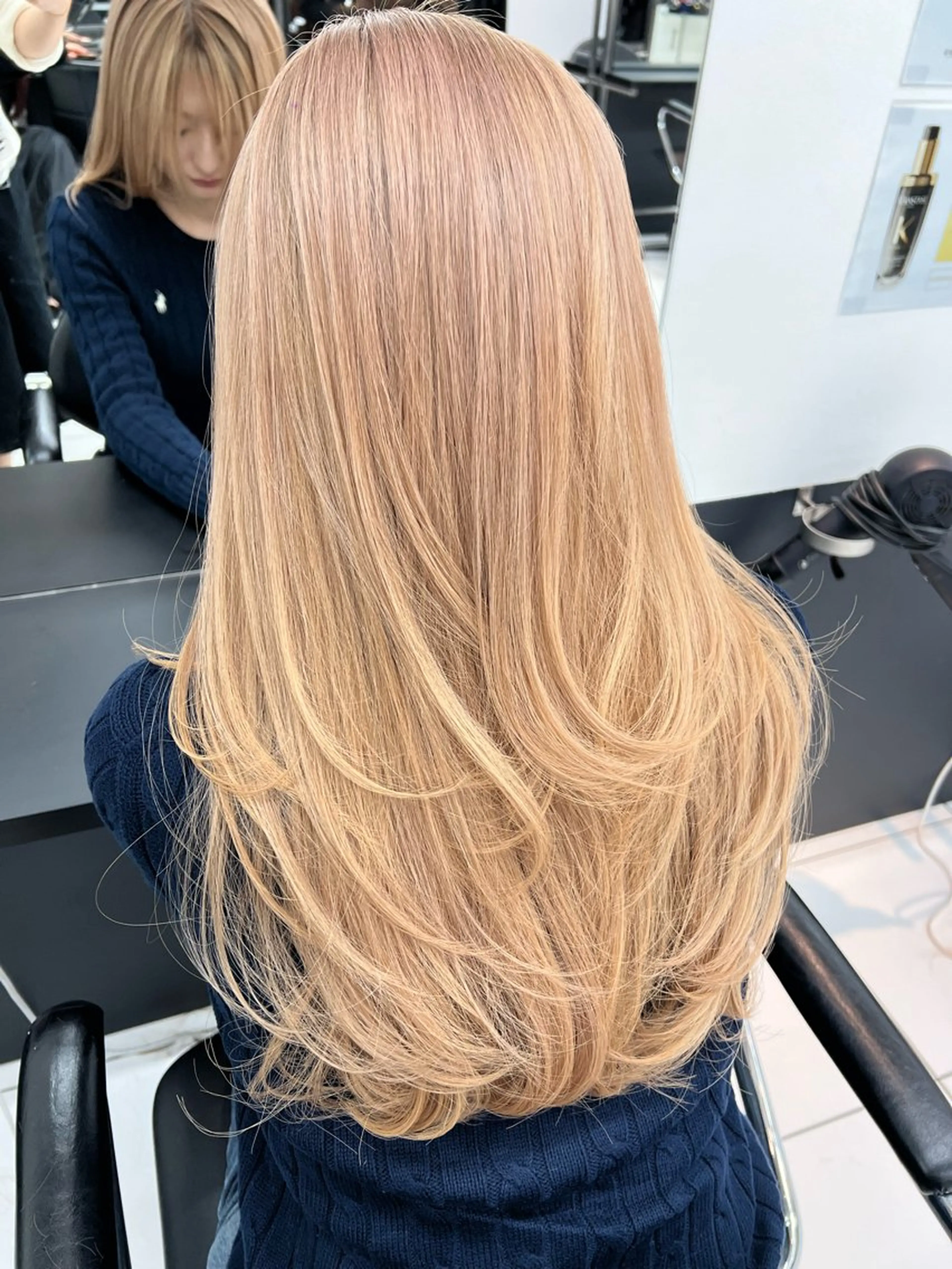 ロング カラー リコ🪐ブリーチ モデル募集のヘアスタイル