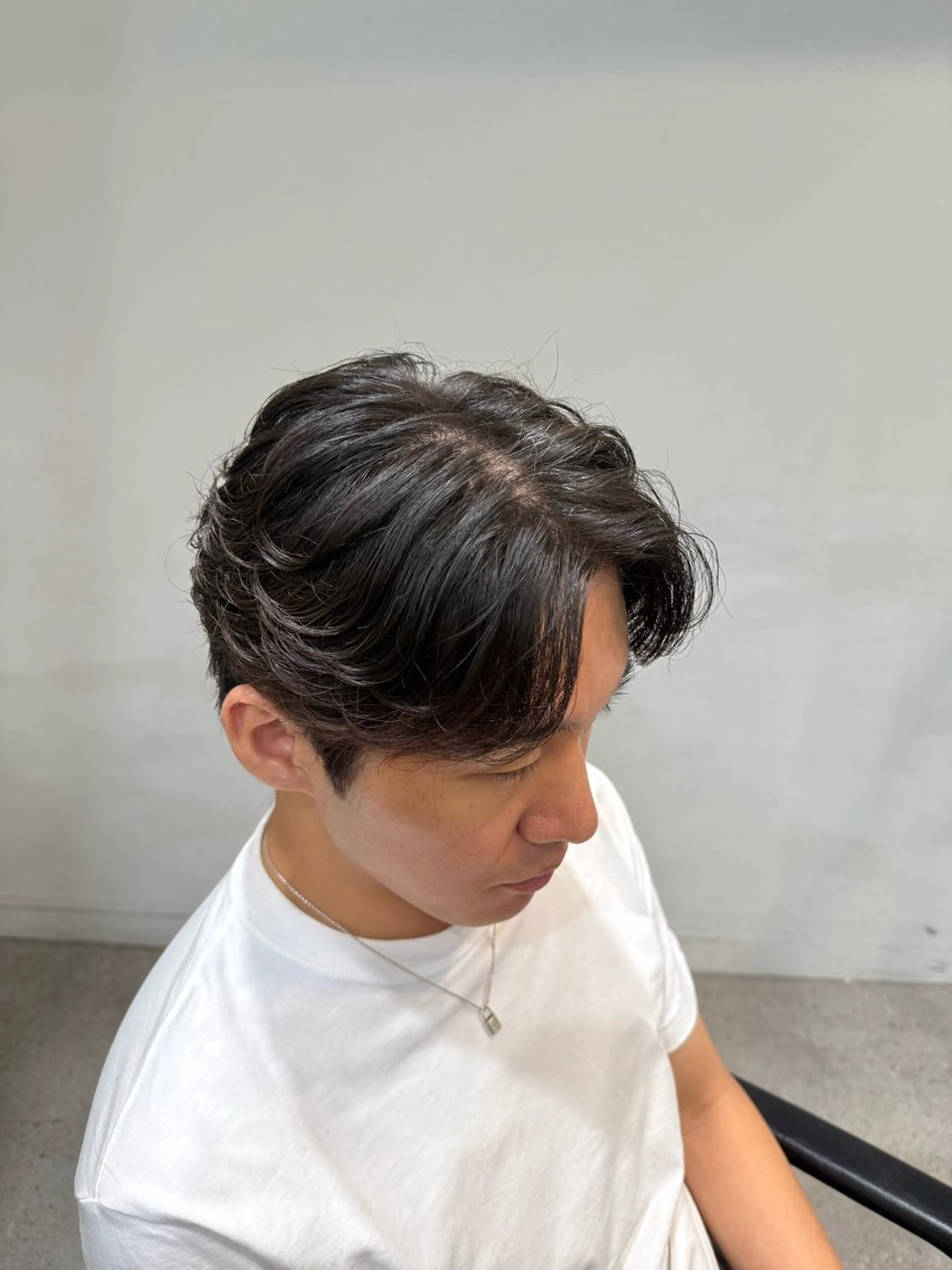 ミディアム パーマ メンズ カット パーマ Men's salon fifth 渋谷【メンズサロン フィフス】所属・fifth/堀 佳樹のヘアスタイル