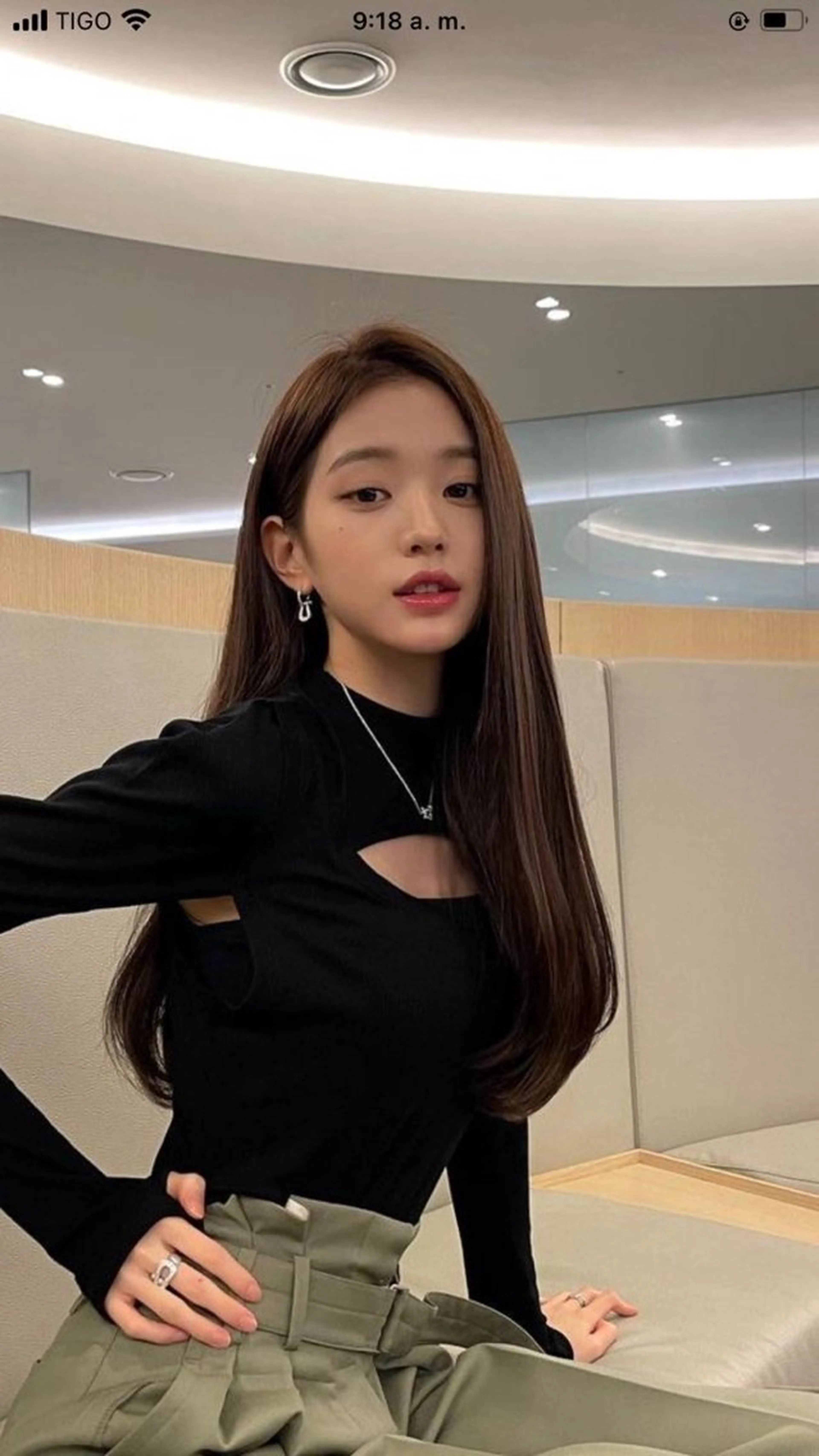 ロング カラー カット ヘアカラー 表参道/赤み無し 透明感 colorのヘアスタイル