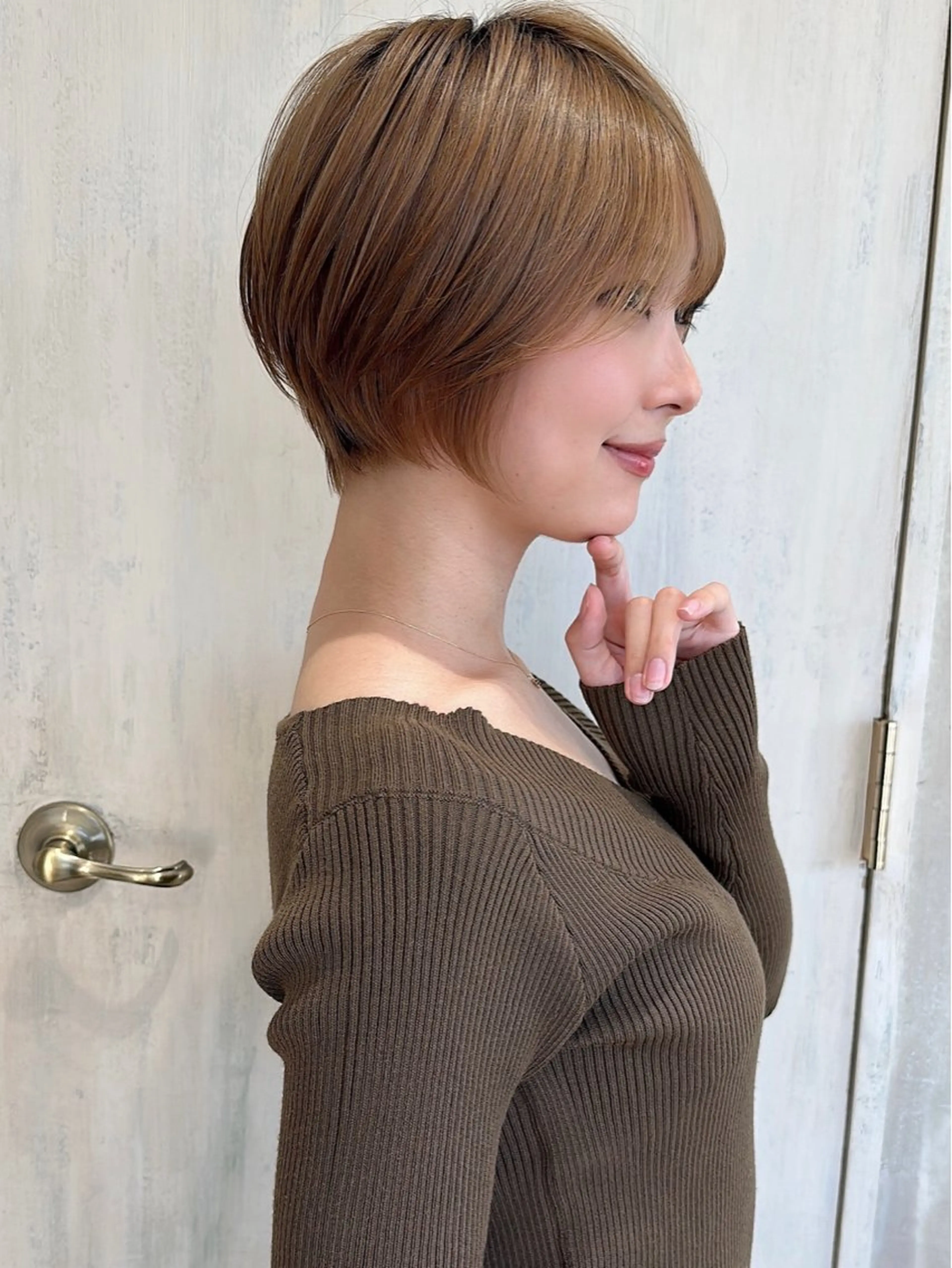 ショート カラー ショートボブ ボブ 似合わせカット ショートヘア 小顔カット カット ヘアカラー トリートメント ショート、ボブの神✨ 峯朋也✂︎✨のヘアスタイル