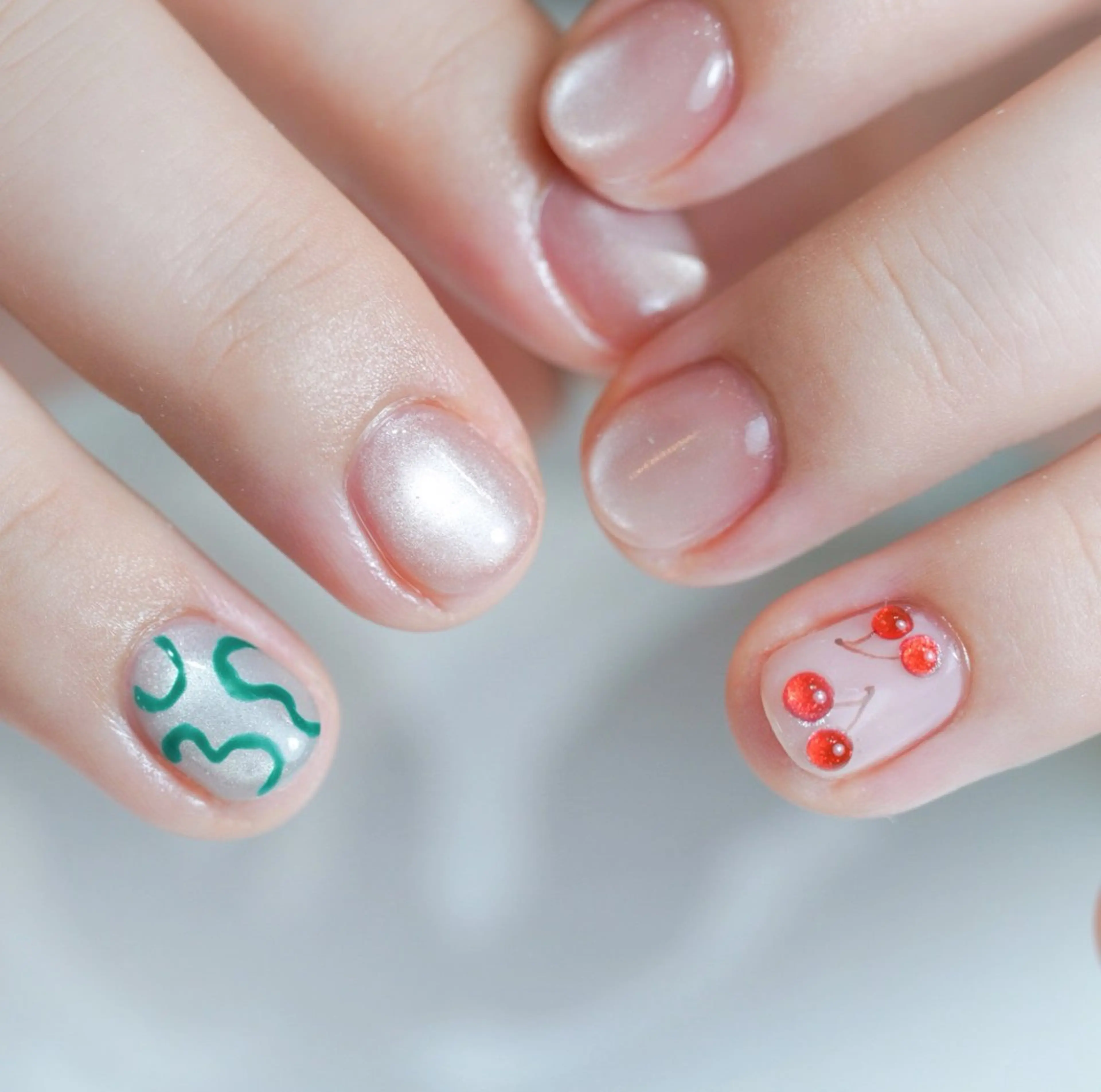 ショート ハンドネイル Re nail所属・Re nailのネイルデザイン