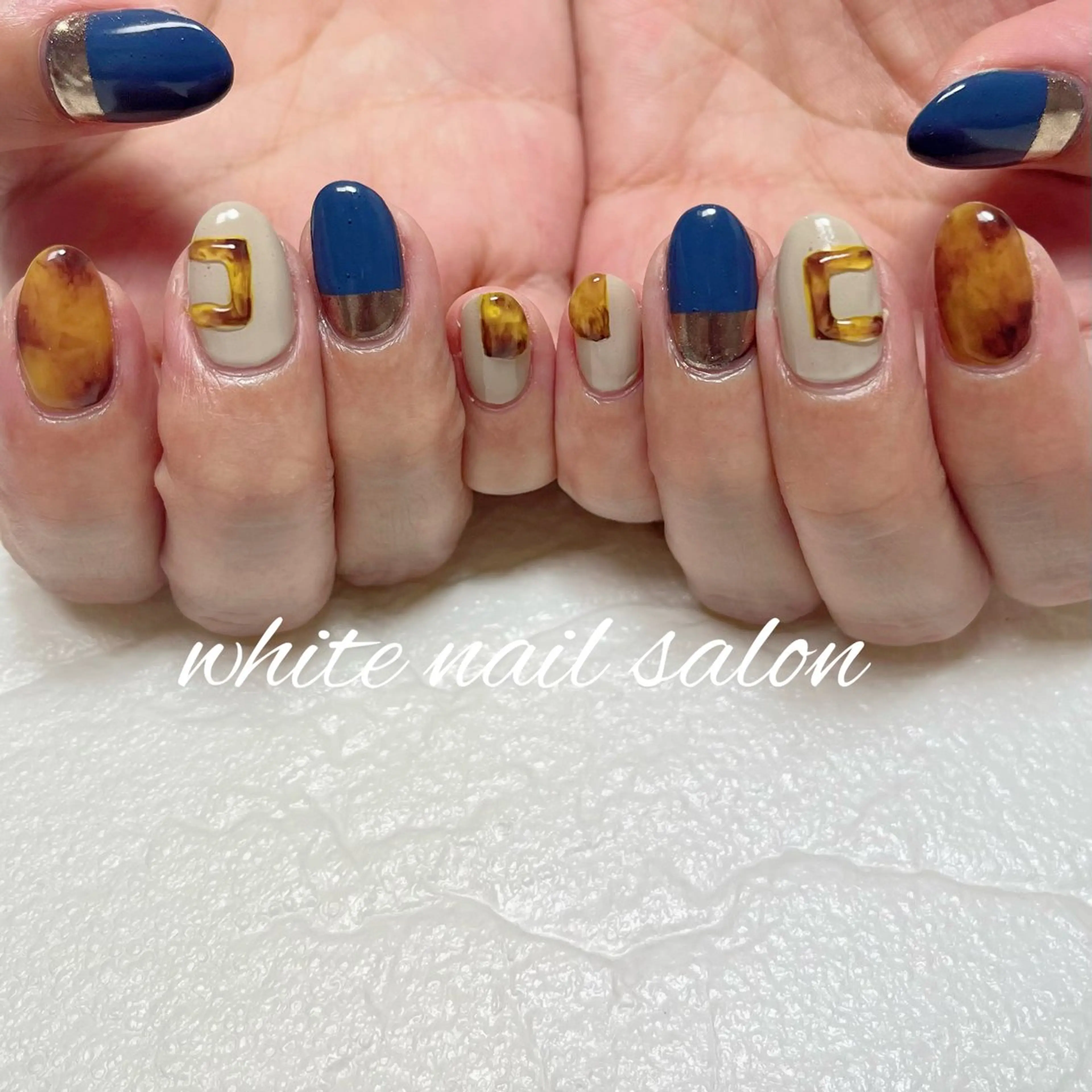 ネイル ラメ(グリッター) ハンドネイル white nail salonのネイルデザイン